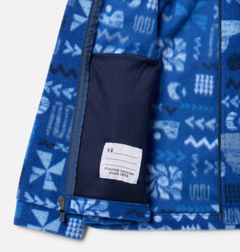 zing iii fleecejacke mit print für jungen