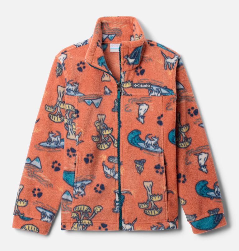 zing iii fleecejacke mit print für jungen