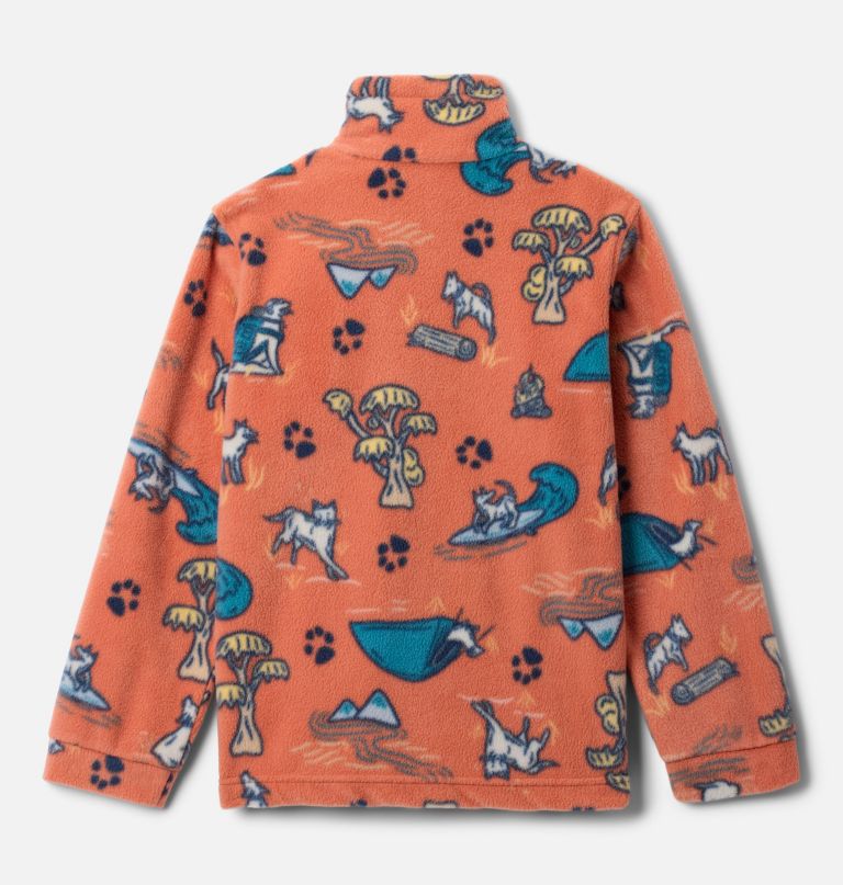 zing iii fleecejacke mit print für jungen