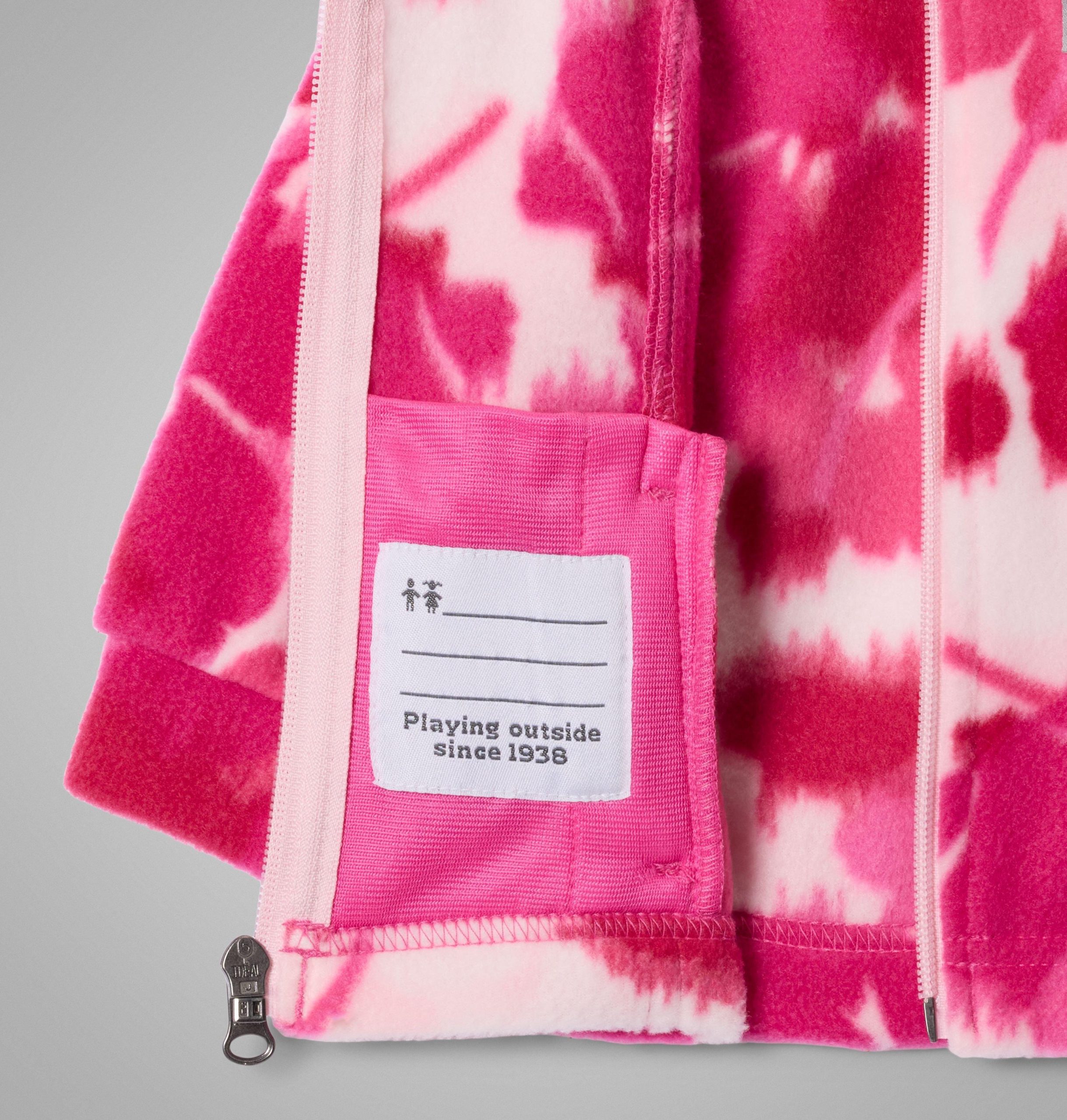 mädchen-fleecejacke mit aufdruck „benton springs ii für kleinkinder