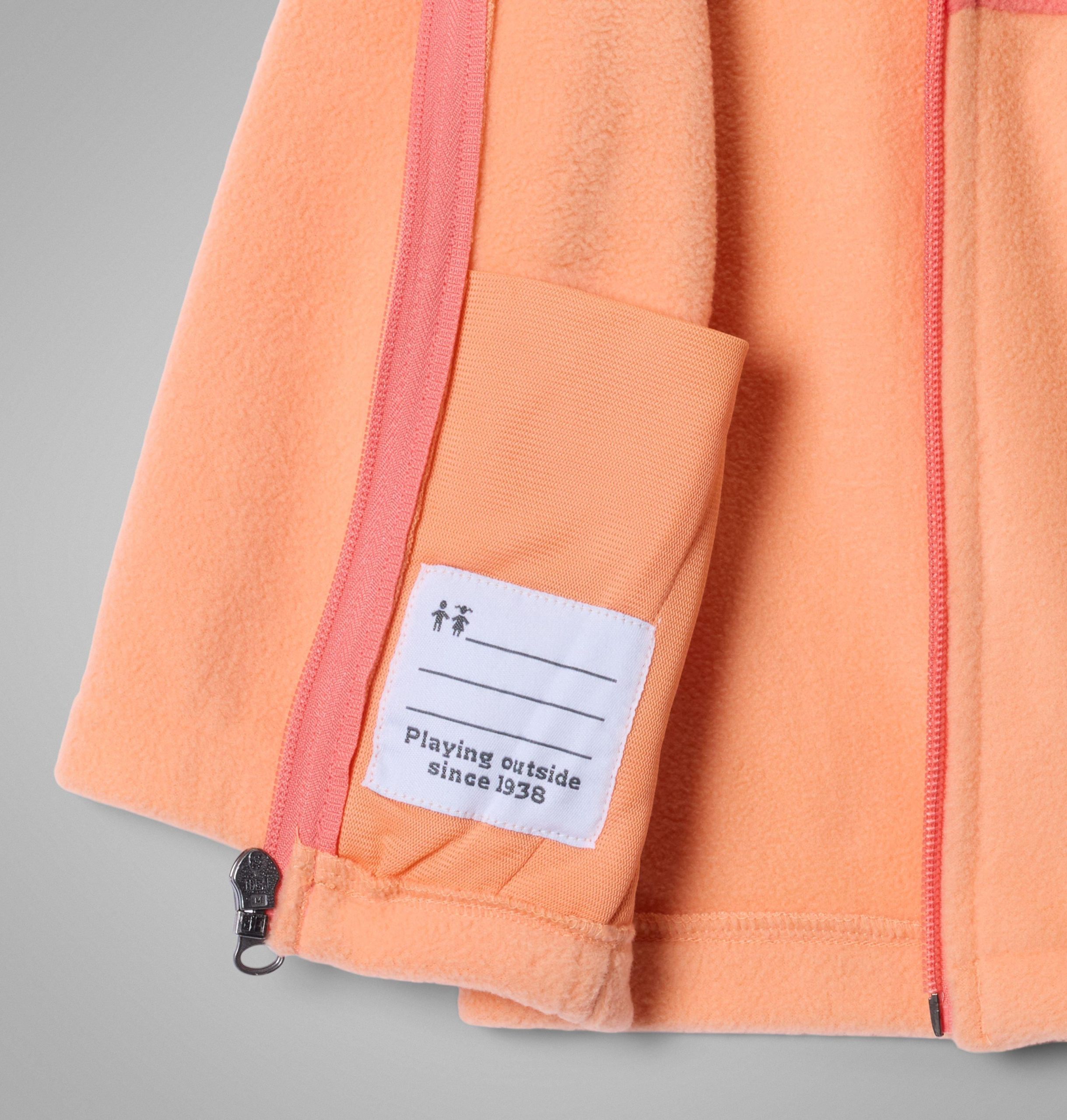 castle dale fleecejacke mit durchgehendem reißverschluss für kleinkinder