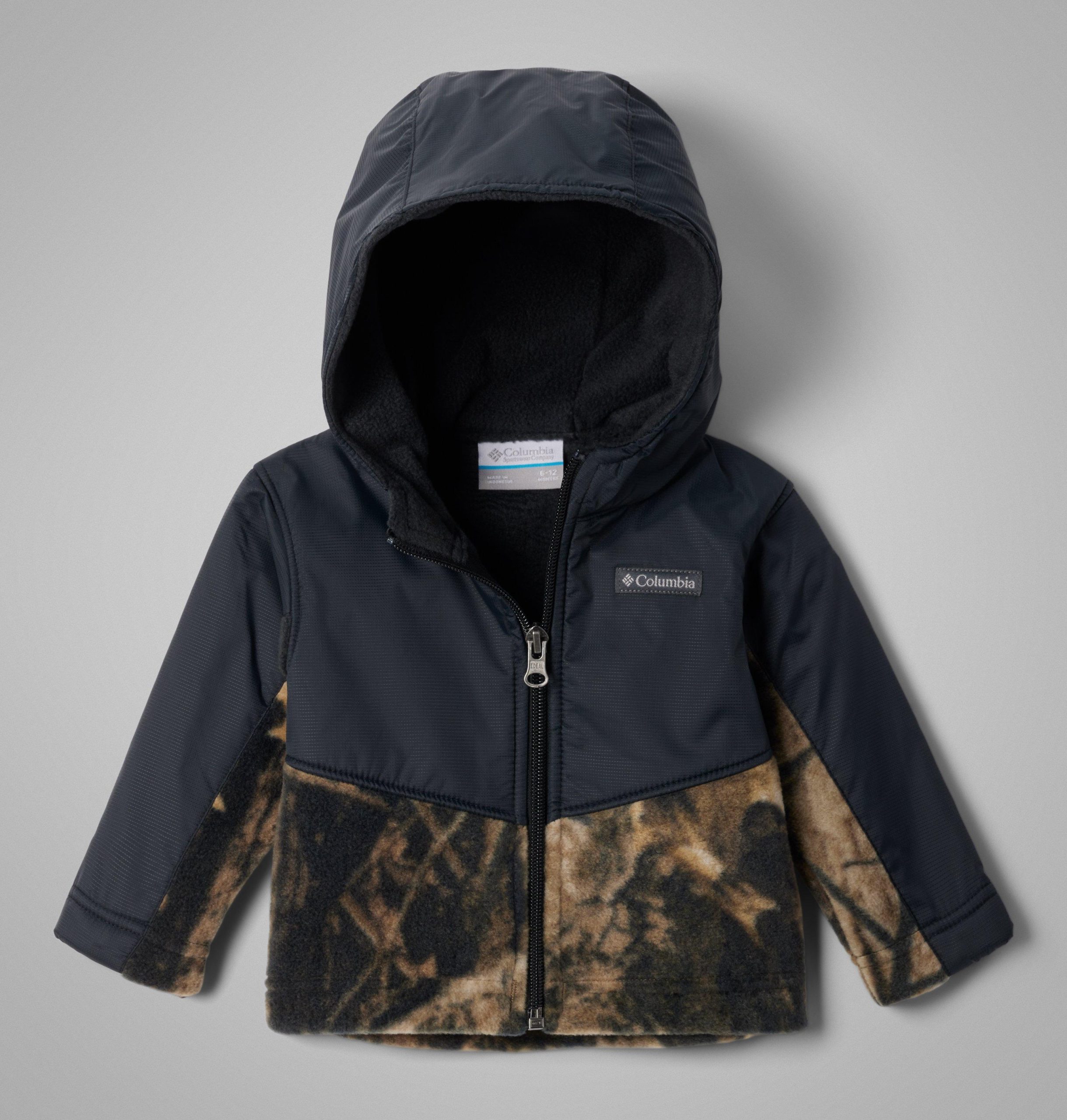steens mt ii overlay fleecejacke mit kapuze für kleinkinder