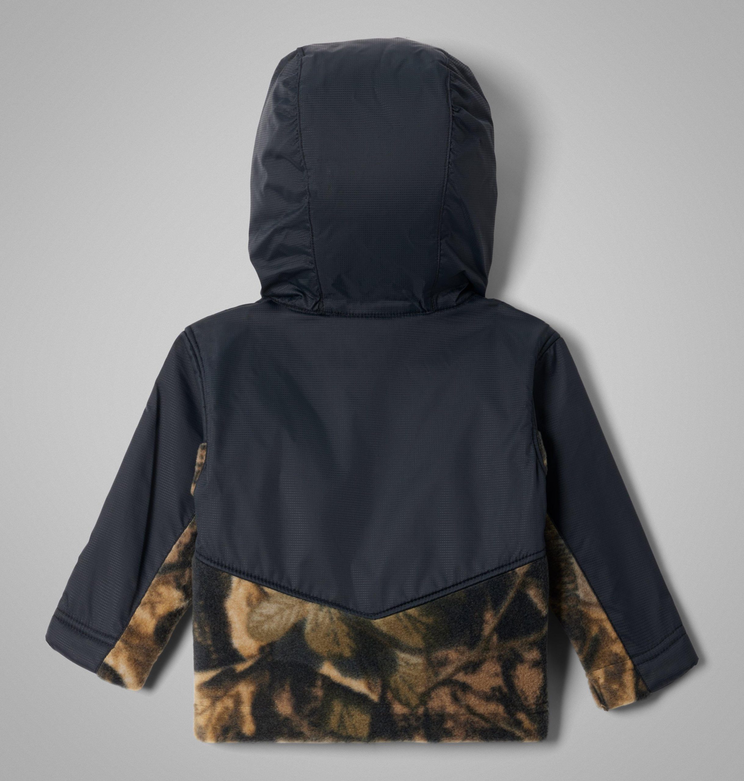 steens mt ii overlay fleecejacke mit kapuze für kleinkinder