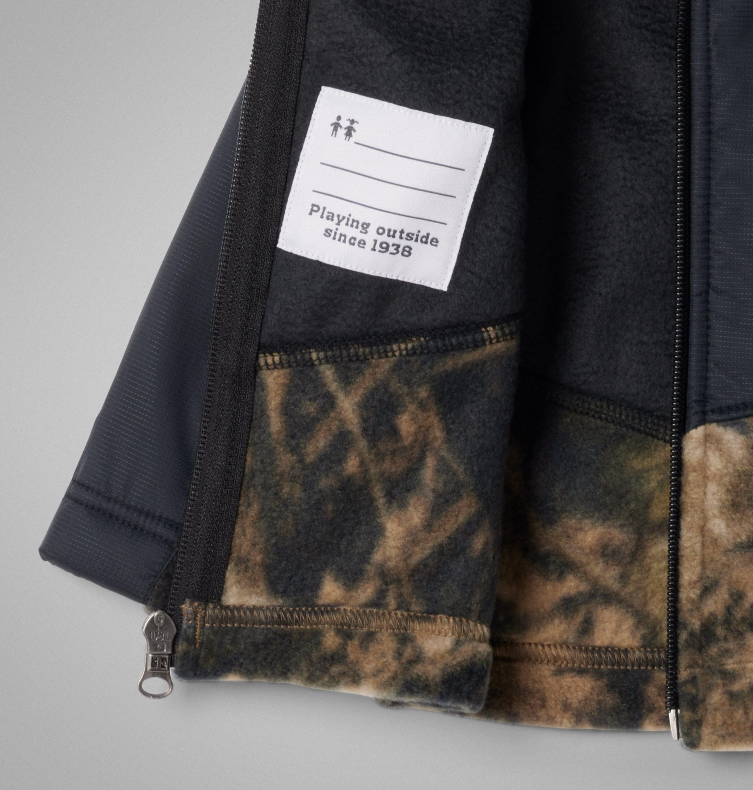 steens mt ii overlay fleecejacke mit kapuze für kleinkinder