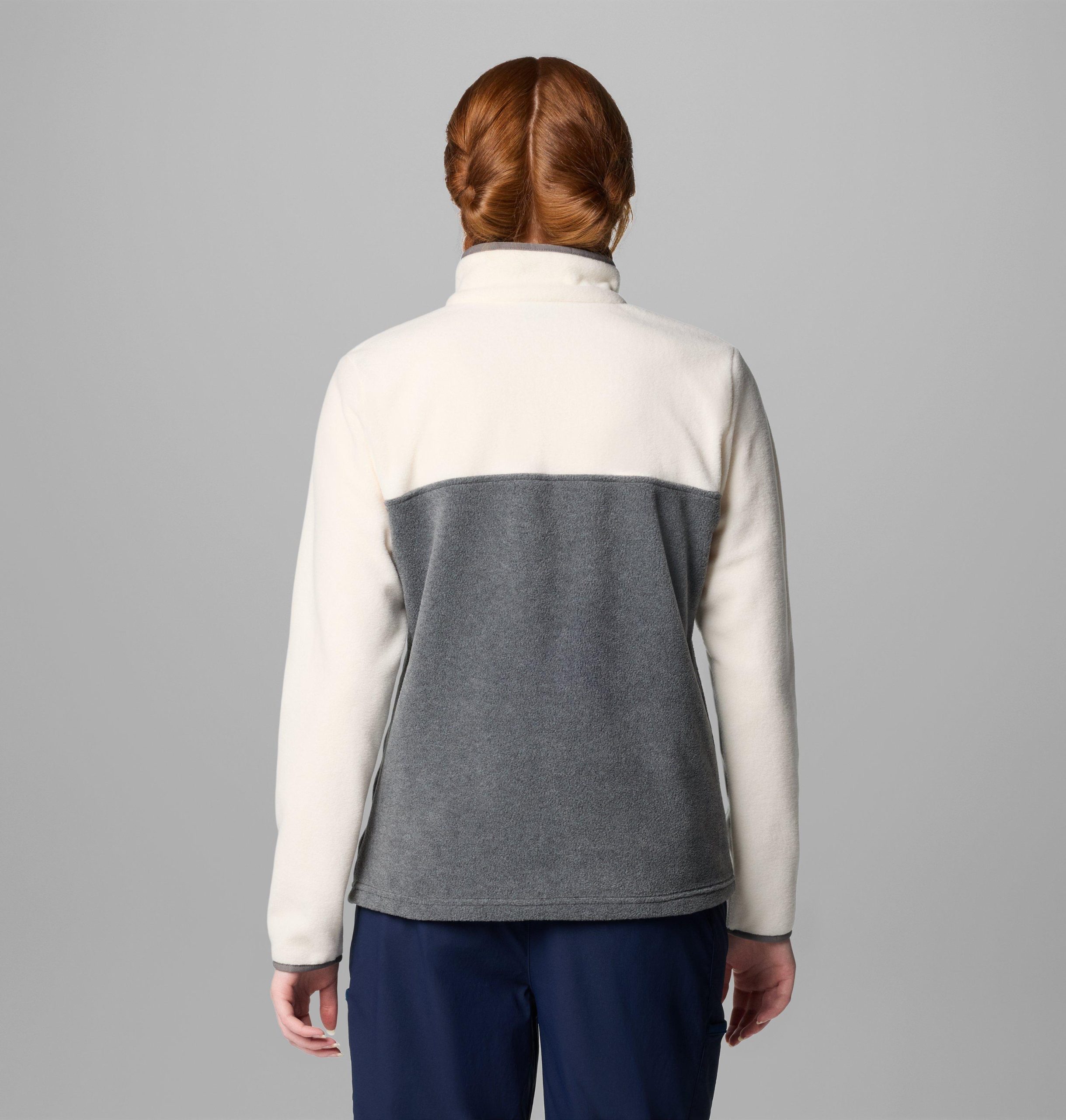 benton springs damen-fleecepullover mit halben druckknöpfen ii