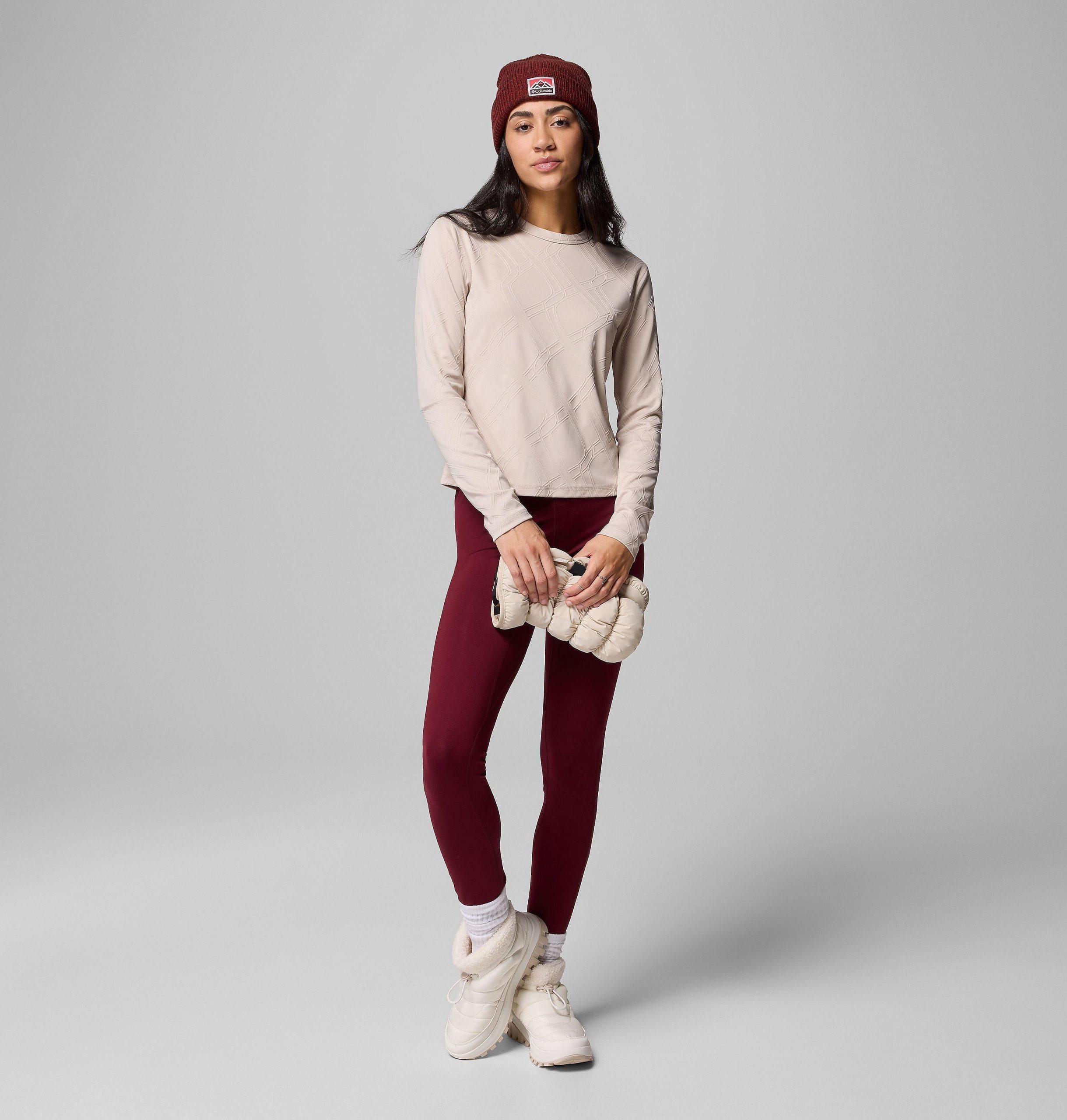 damen granite point langarmshirt