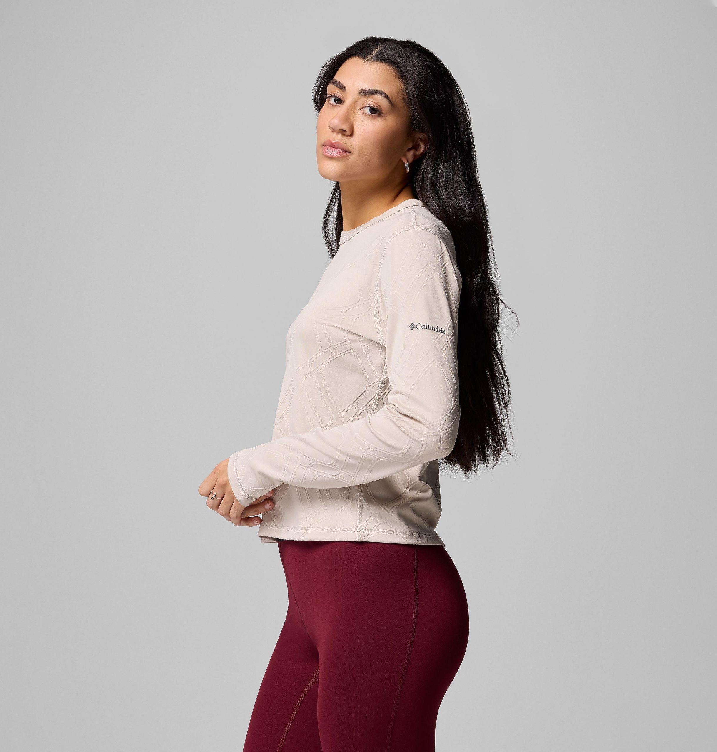 damen granite point langarmshirt