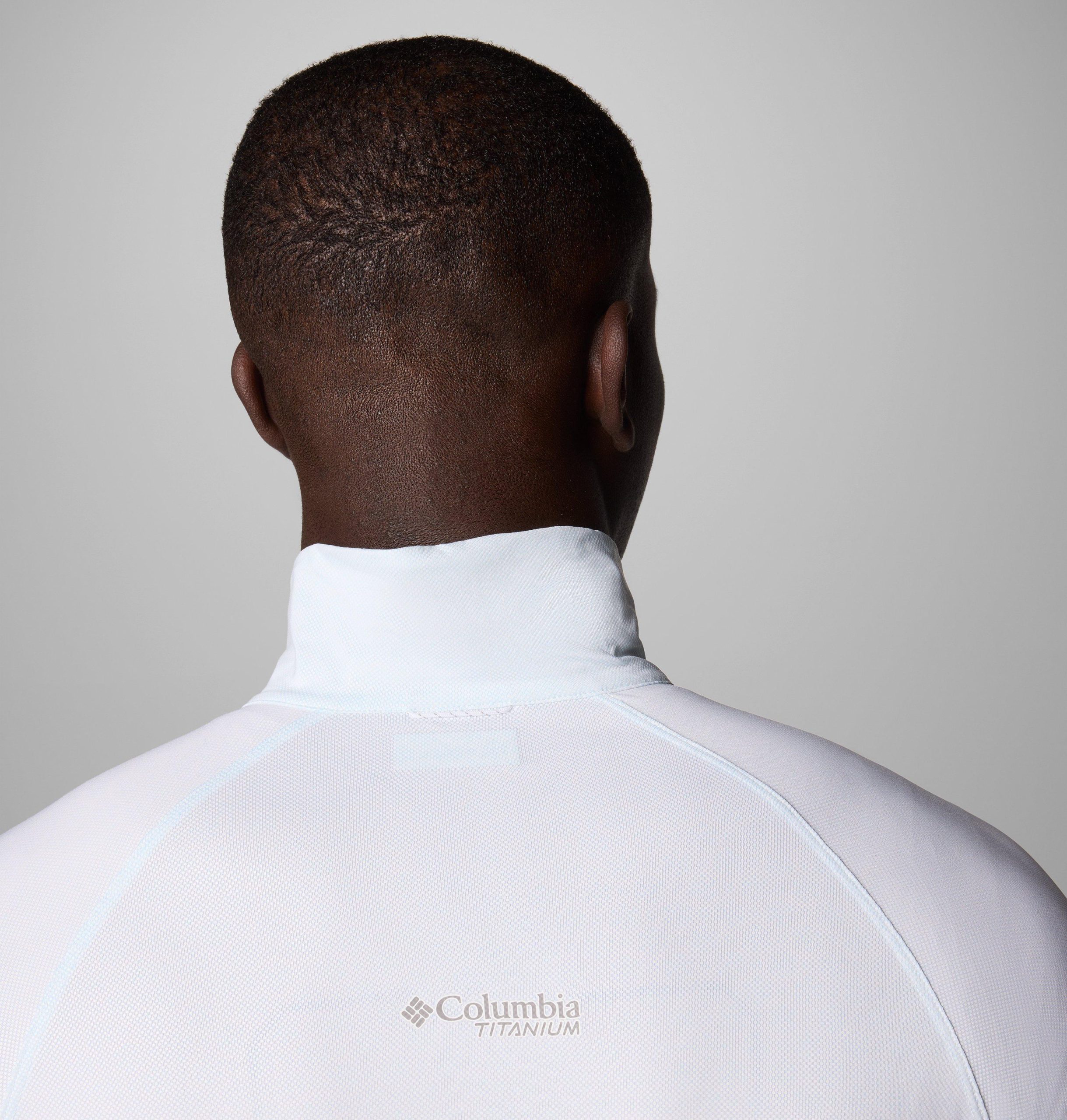 summit valley langarmshirt mit halbem reißverschluss für herren
