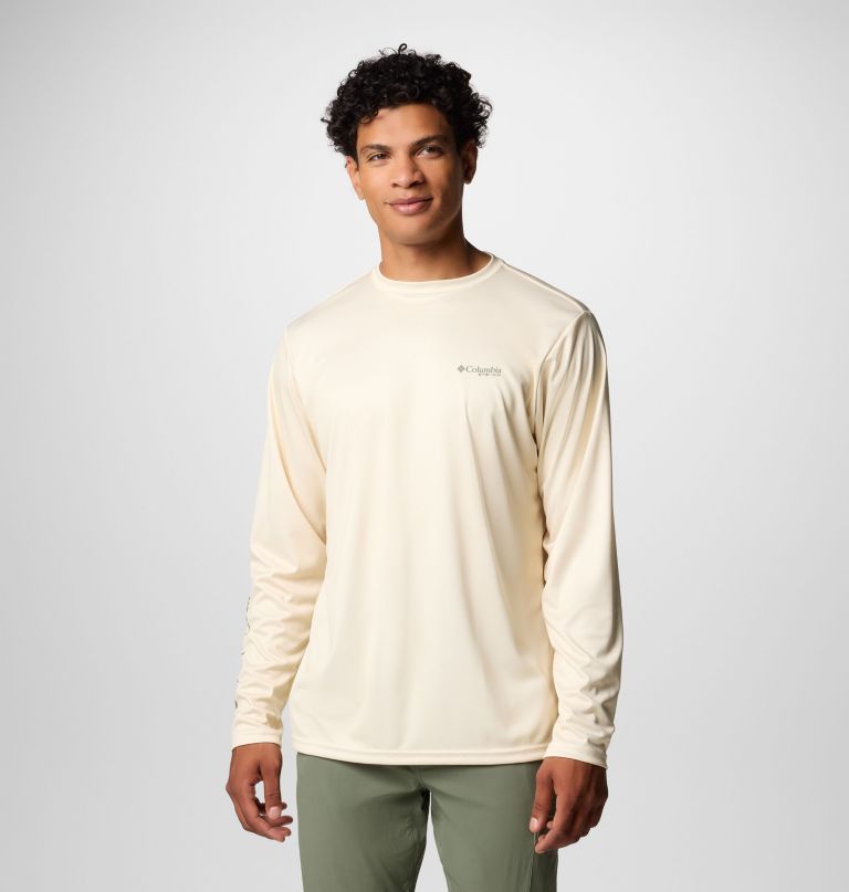 herren terminal tackle pfg fish shine langarmshirt