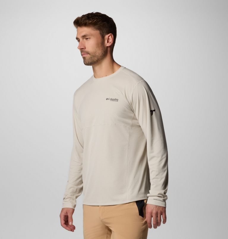 herren cirque river pro langarmshirt mit rundhalsausschnitt