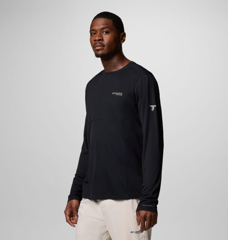 herren cirque river pro langarmshirt mit rundhalsausschnitt