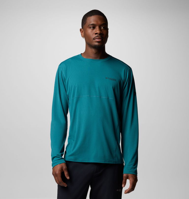 herren cirque river pro langarmshirt mit rundhalsausschnitt