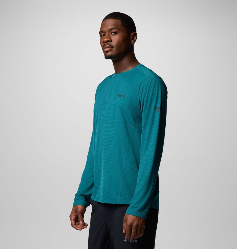 herren cirque river pro langarmshirt mit rundhalsausschnitt