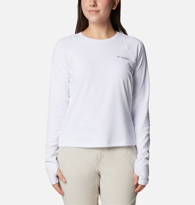 summit valley langarmshirt für damen mit rundhalsausschnitt