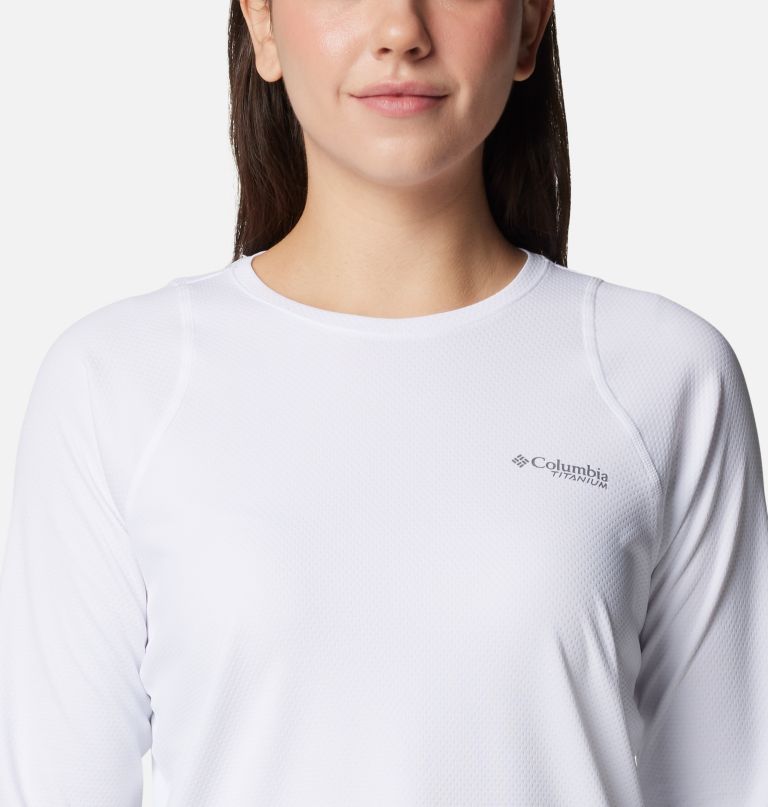 summit valley langarmshirt für damen mit rundhalsausschnitt