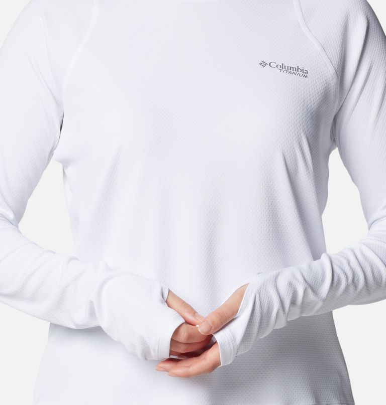 summit valley langarmshirt für damen mit rundhalsausschnitt