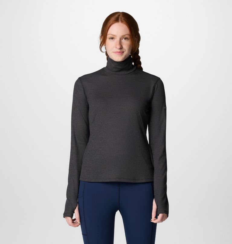 boundless days strick-langarmshirt mit rollkragen für damen