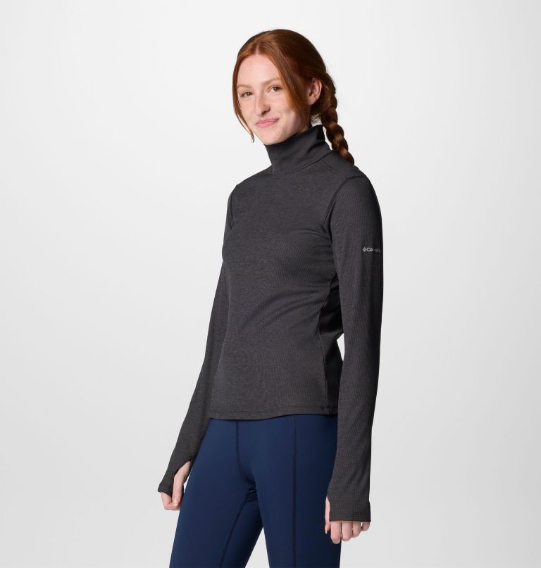 boundless days strick-langarmshirt mit rollkragen für damen