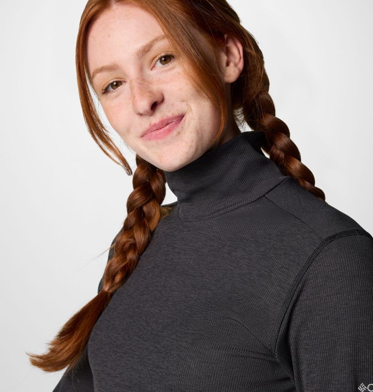 boundless days strick-langarmshirt mit rollkragen für damen