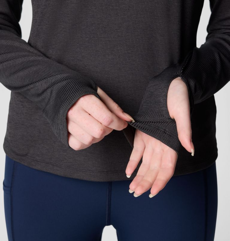 boundless days strick-langarmshirt mit rollkragen für damen