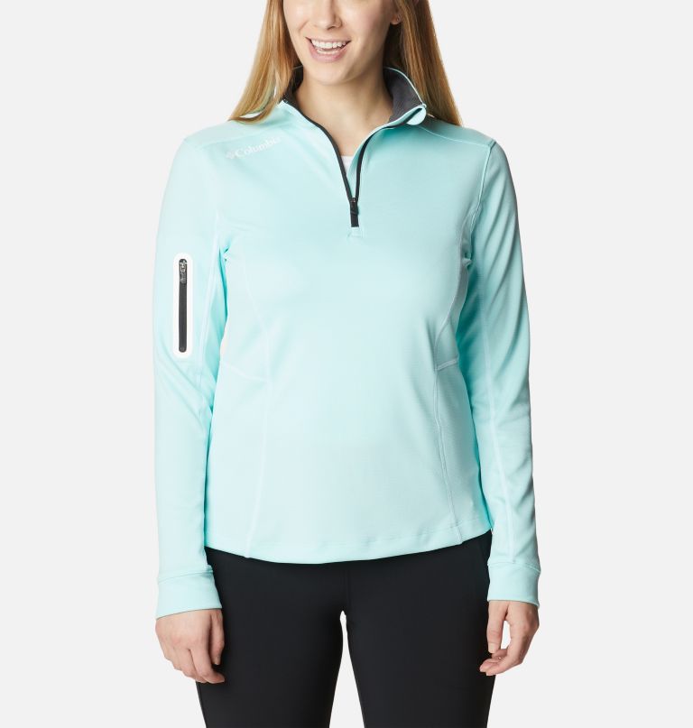 damen shotgun quarter zip golfpullover