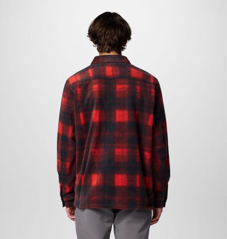 steens mountain herren-fleecehemdjacke mit print ii - lang