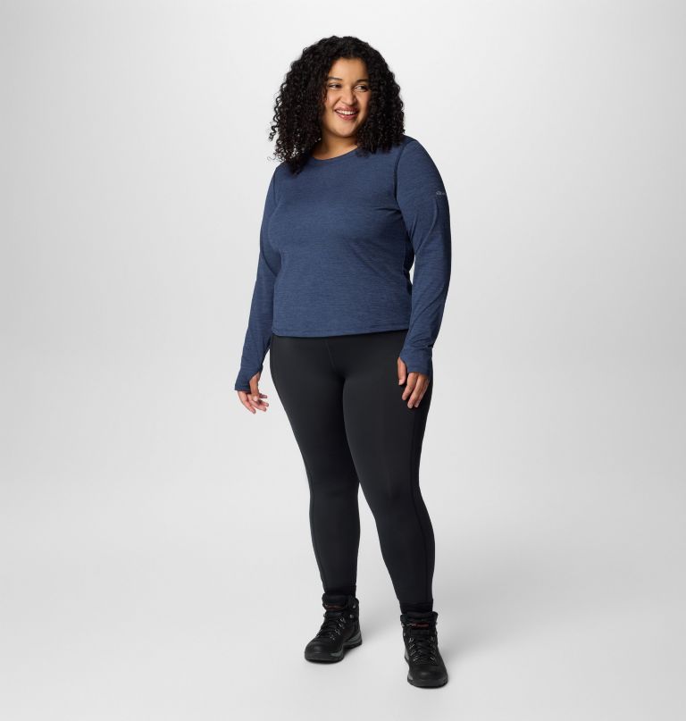 boundless days strickpullover für damen mit rundhalsausschnitt und langen Ärmeln – Übergröße