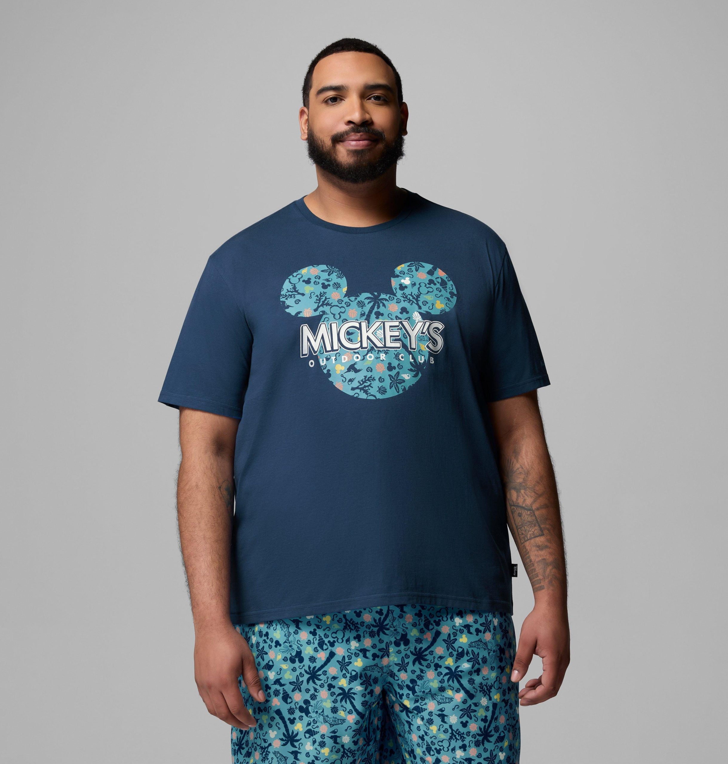 csc x disney pfg kurzarm-t-shirt für herren – größe l