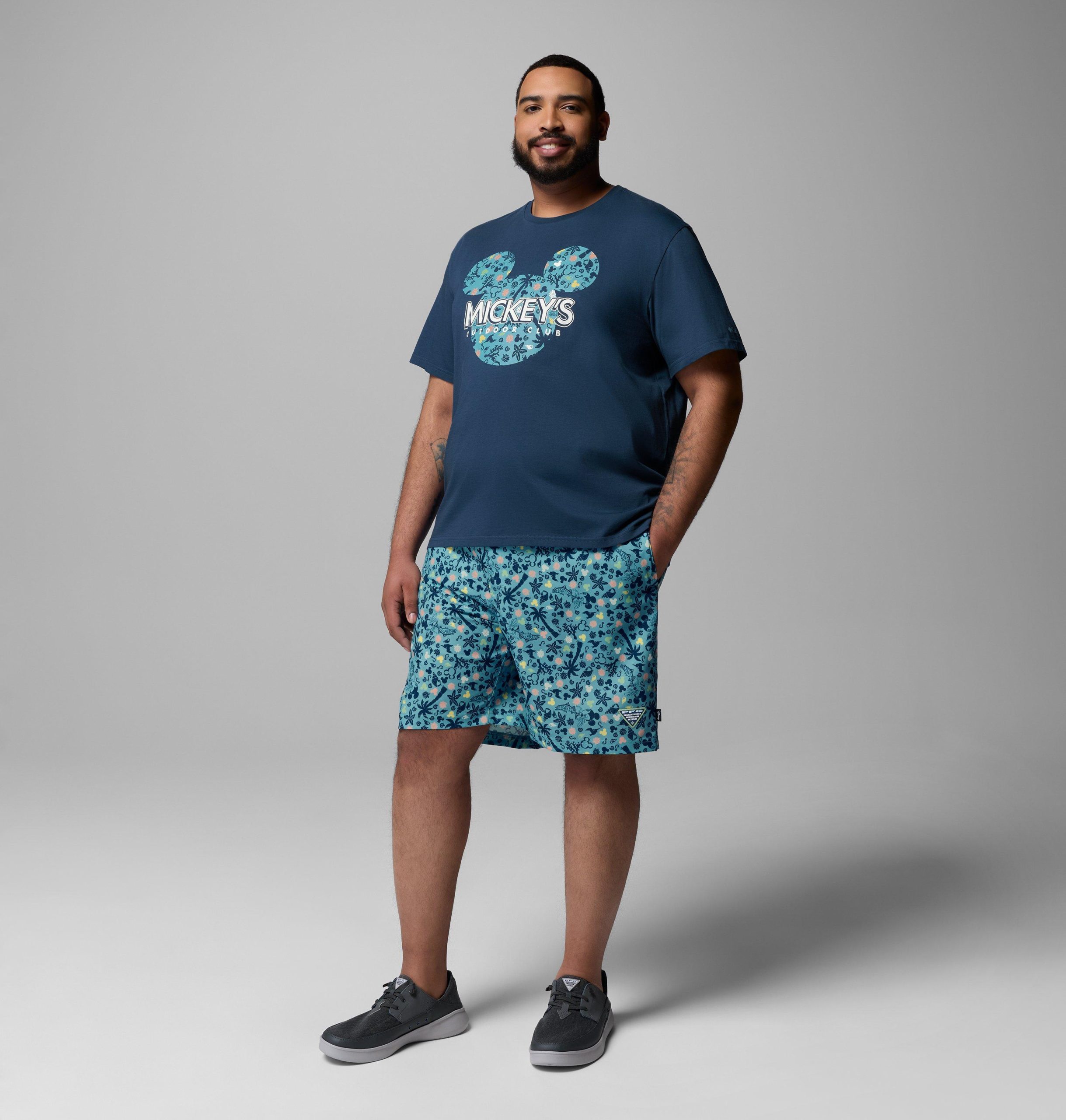 csc x disney pfg kurzarm-t-shirt für herren – größe l