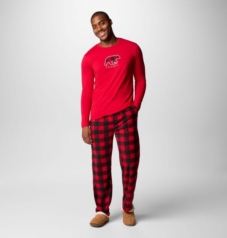 herren-bären-pyjama-set
