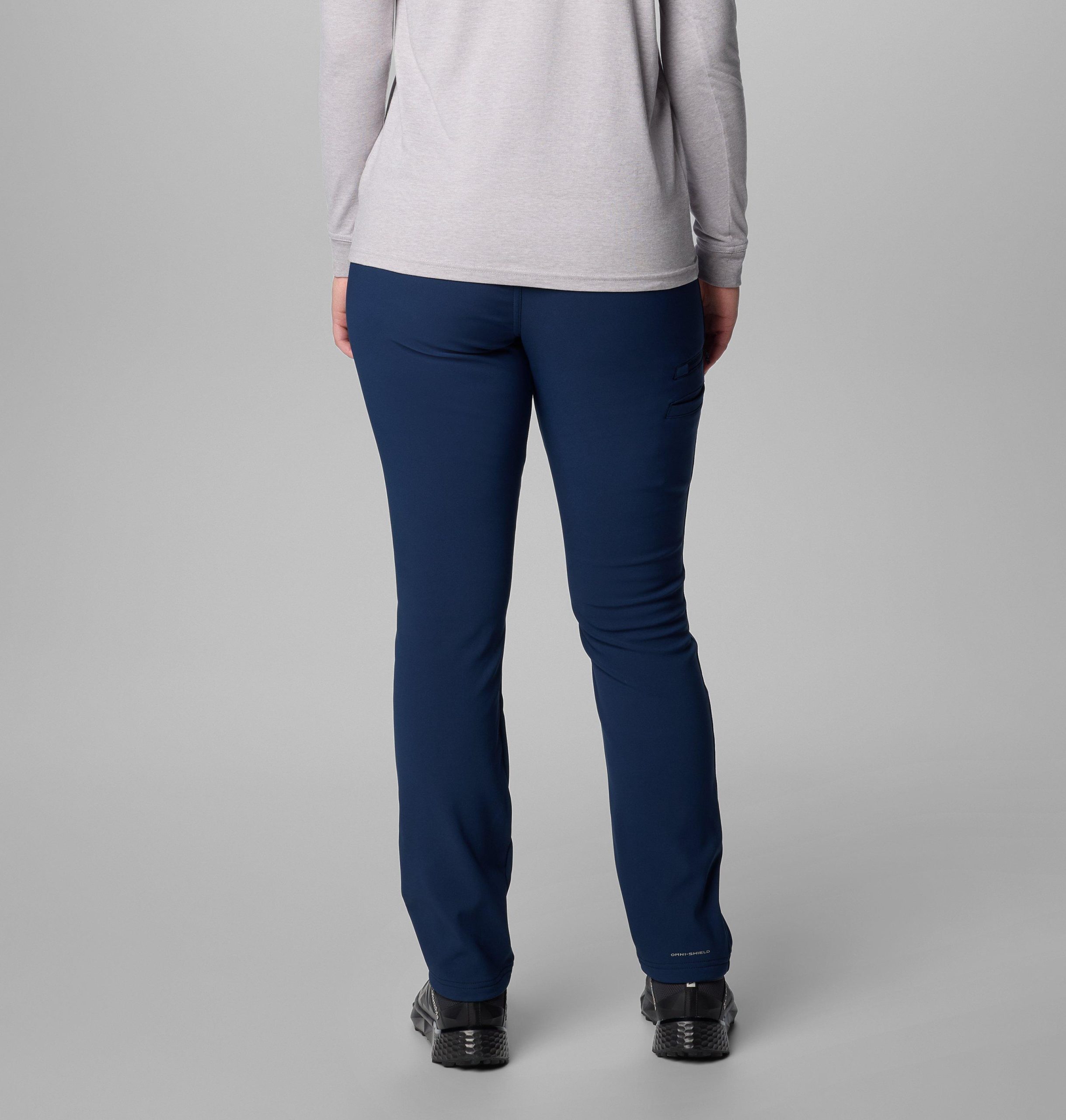 damen-hose mit hohem bund und schönem rücken
