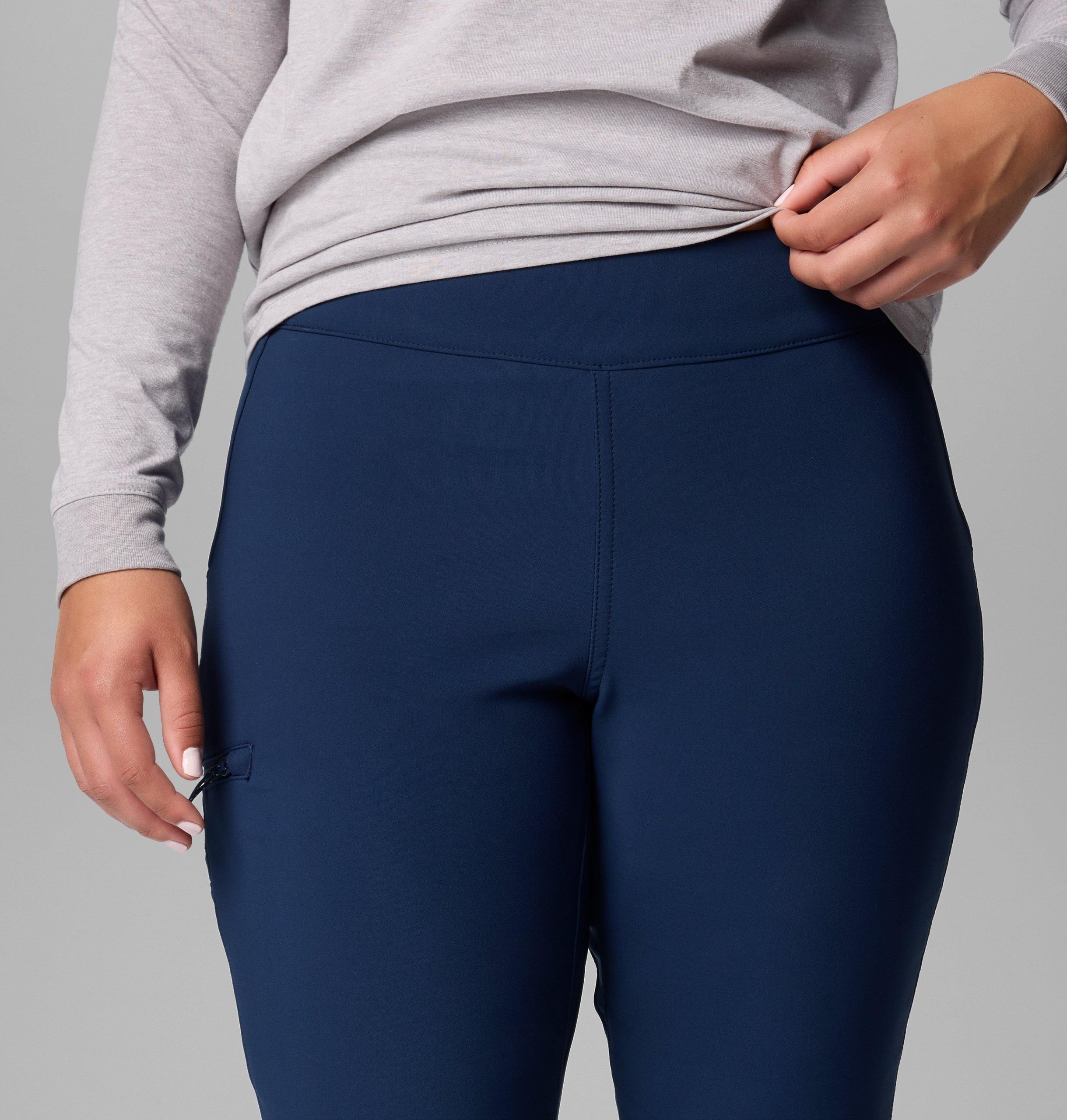 damen-hose mit hohem bund und schönem rücken