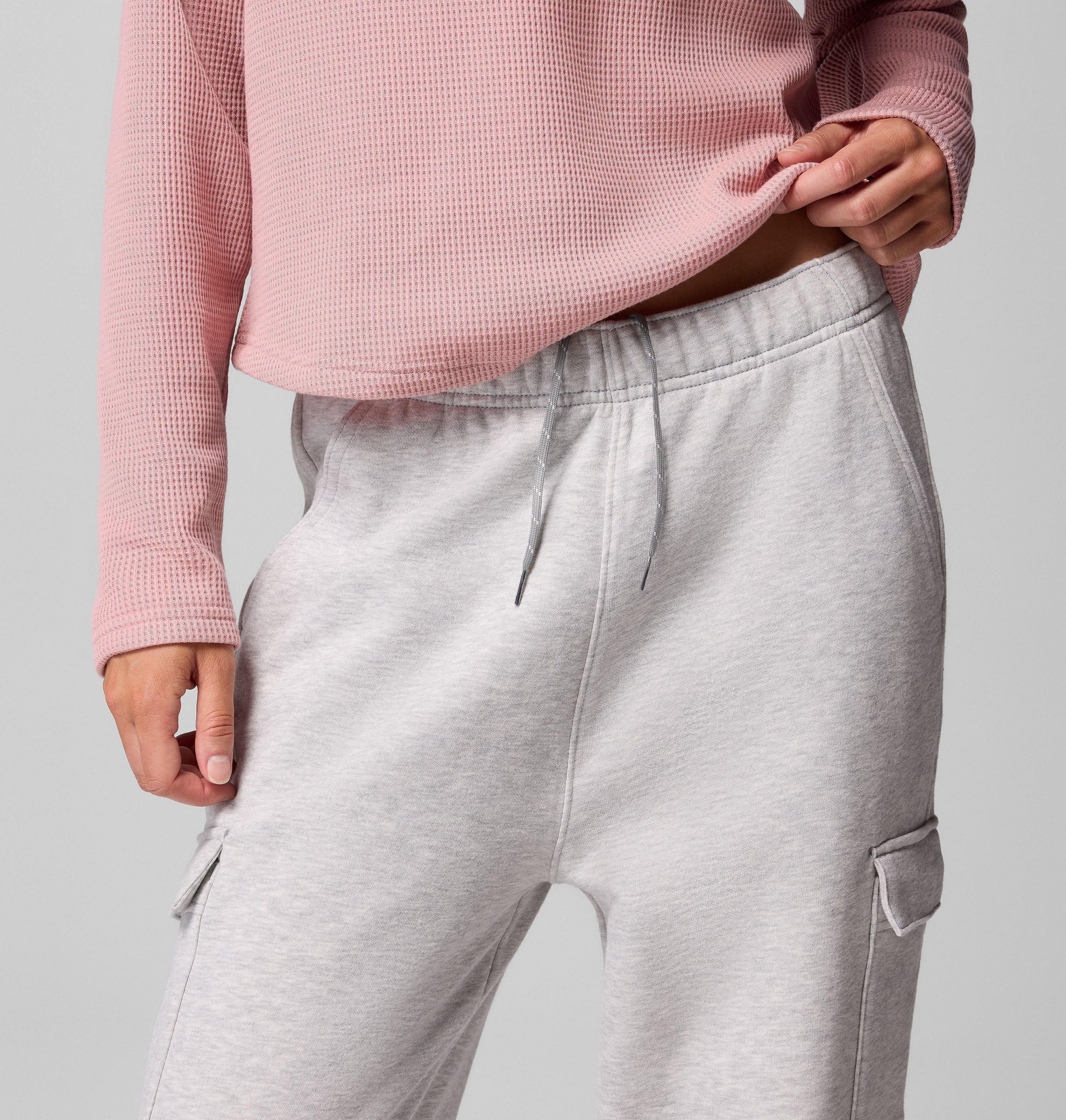 aldermore fleece-cargohose für damen