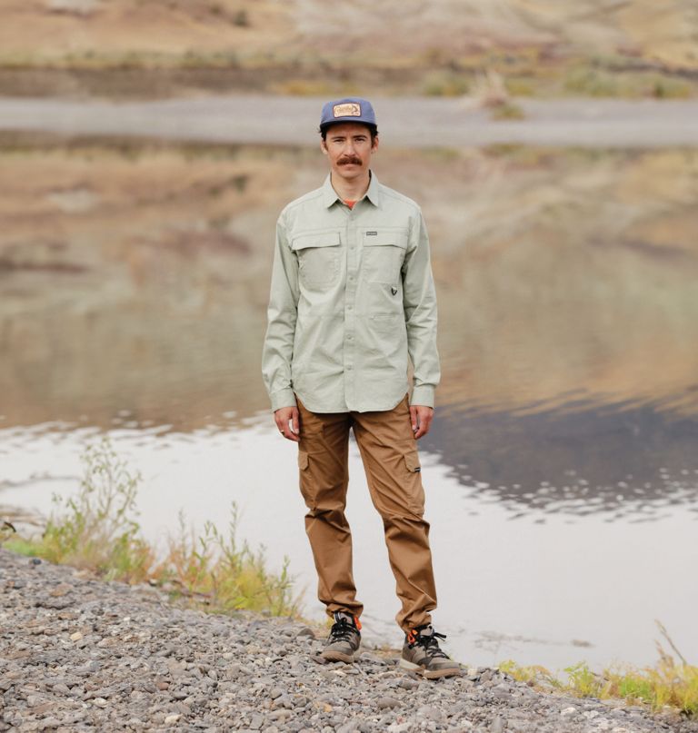 landroamer cargohose für herren aus twill