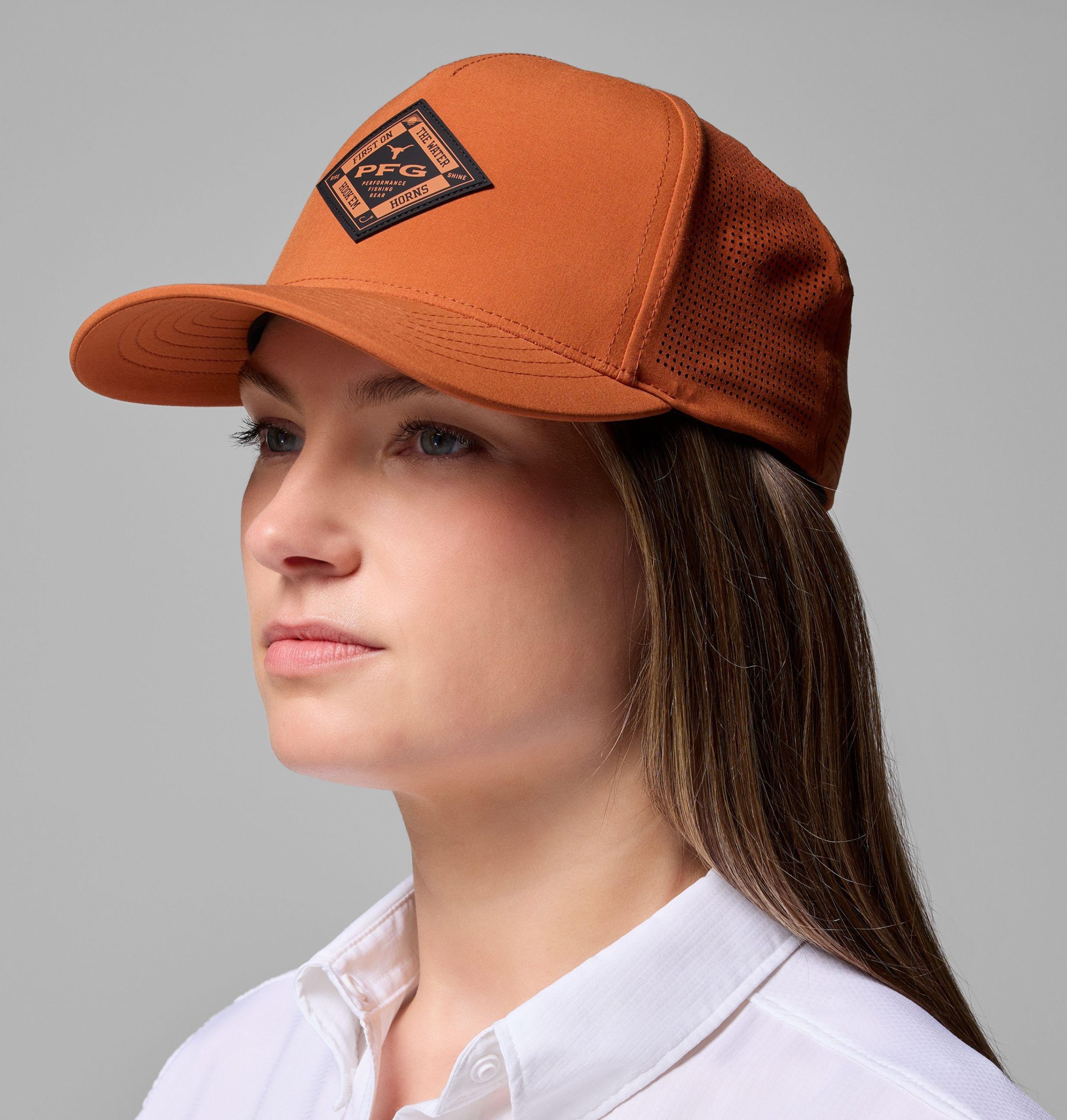 collegiate pfg elite 3d stretch snap back - texas