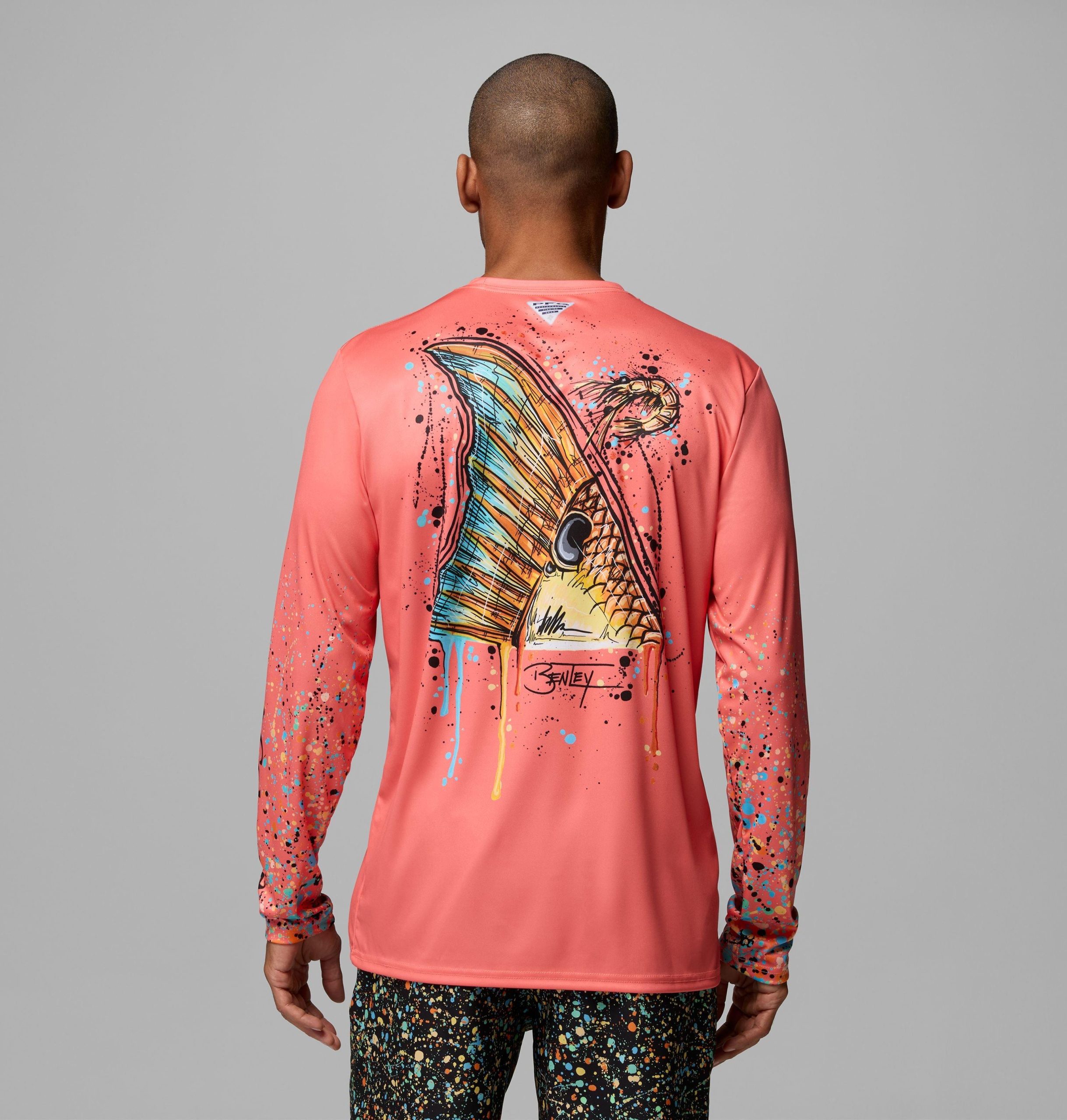herren terminal tackle pfg x bentley langarmshirt