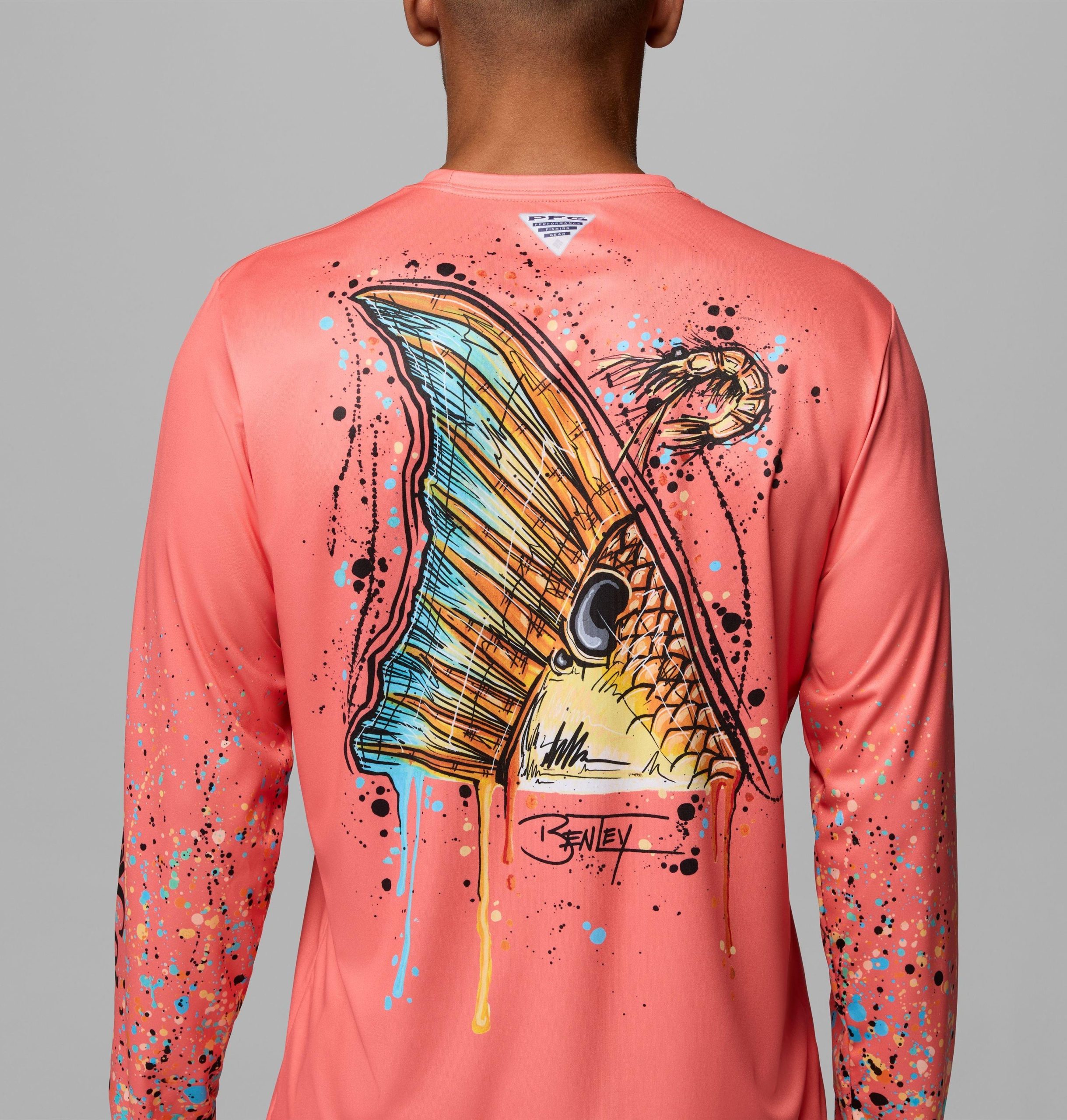 herren terminal tackle pfg x bentley langarmshirt