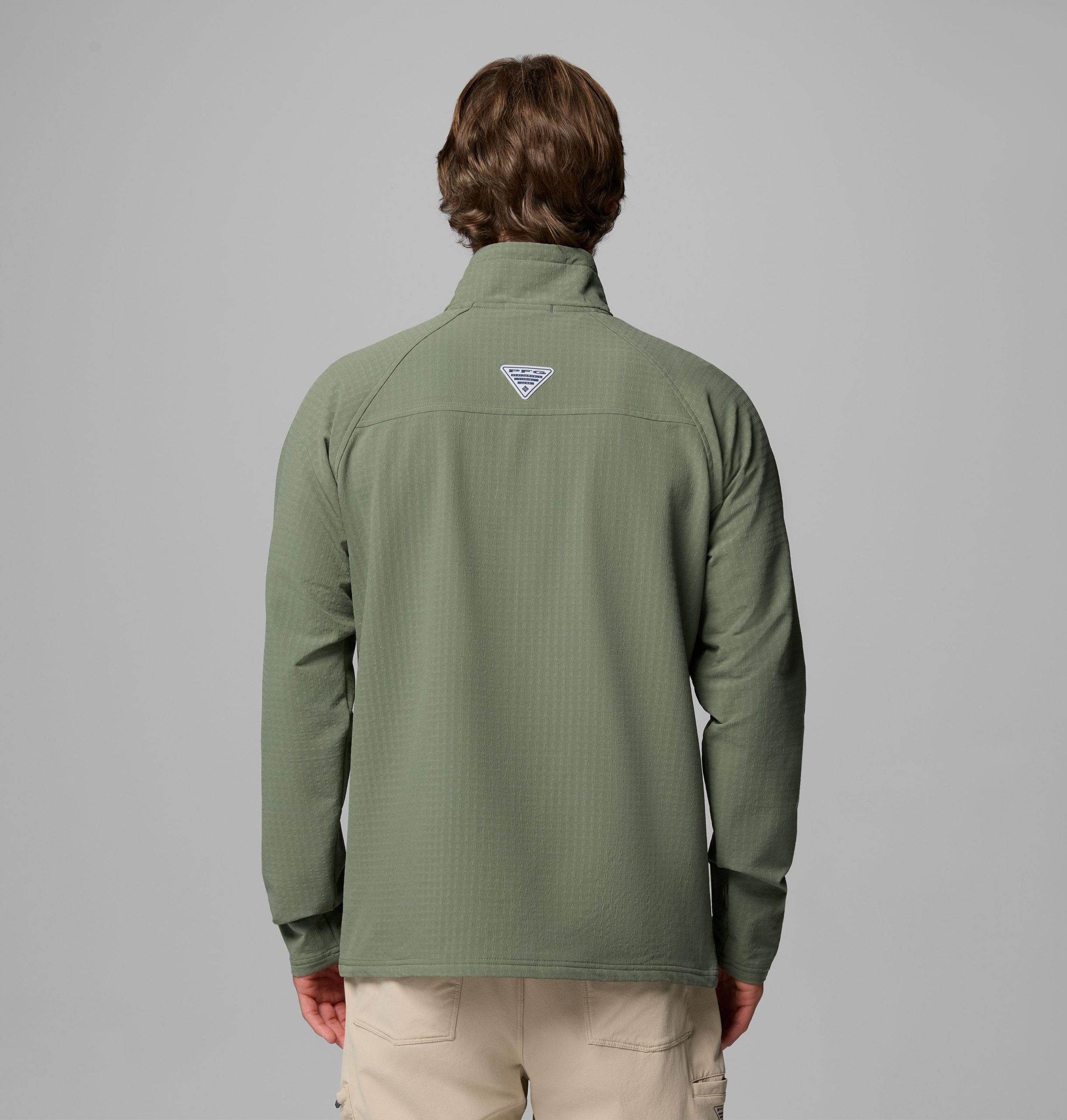 hydroforce leichtgewicht-pullover mit halbem reißverschluss für herren