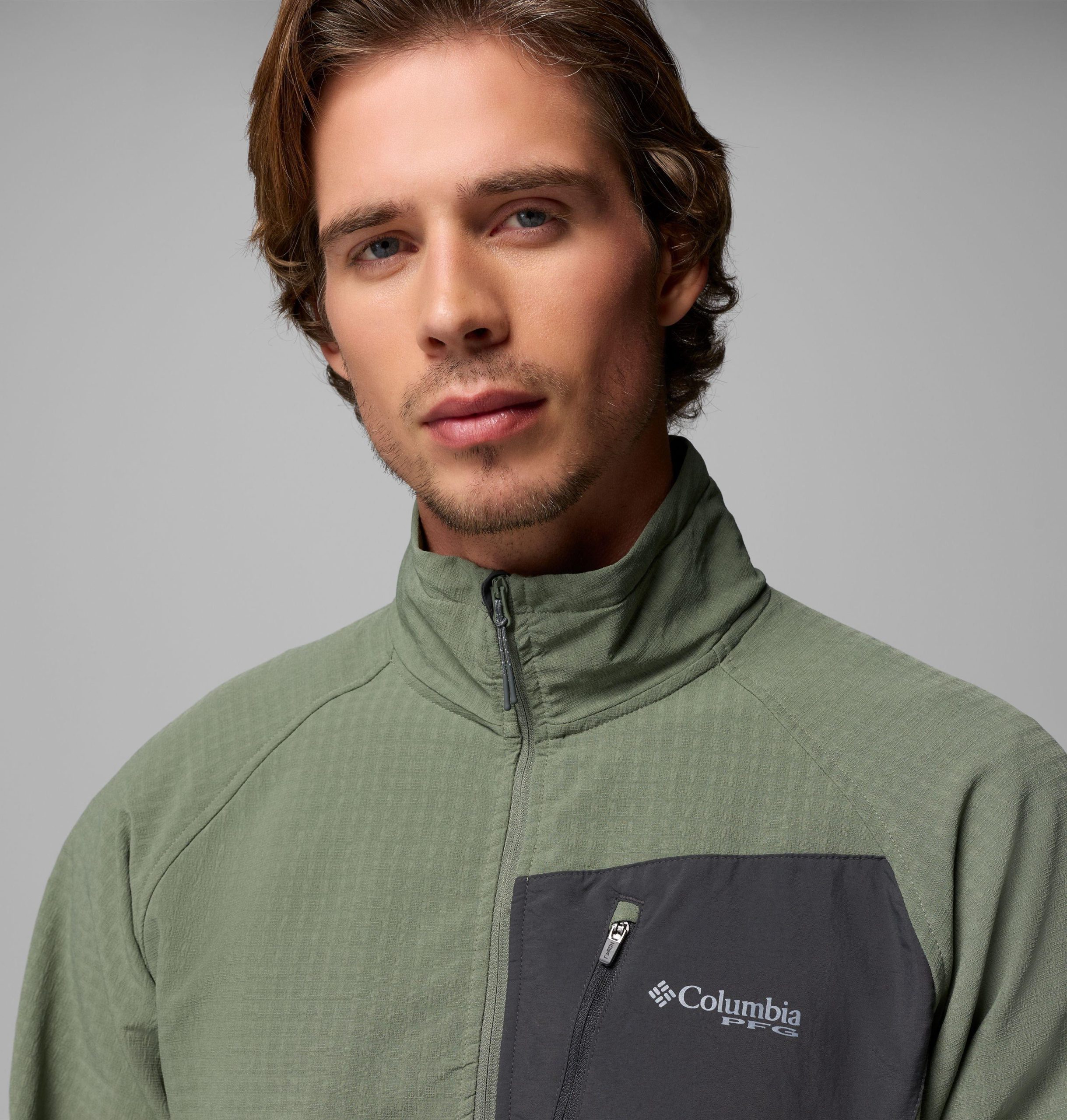 hydroforce leichtgewicht-pullover mit halbem reißverschluss für herren