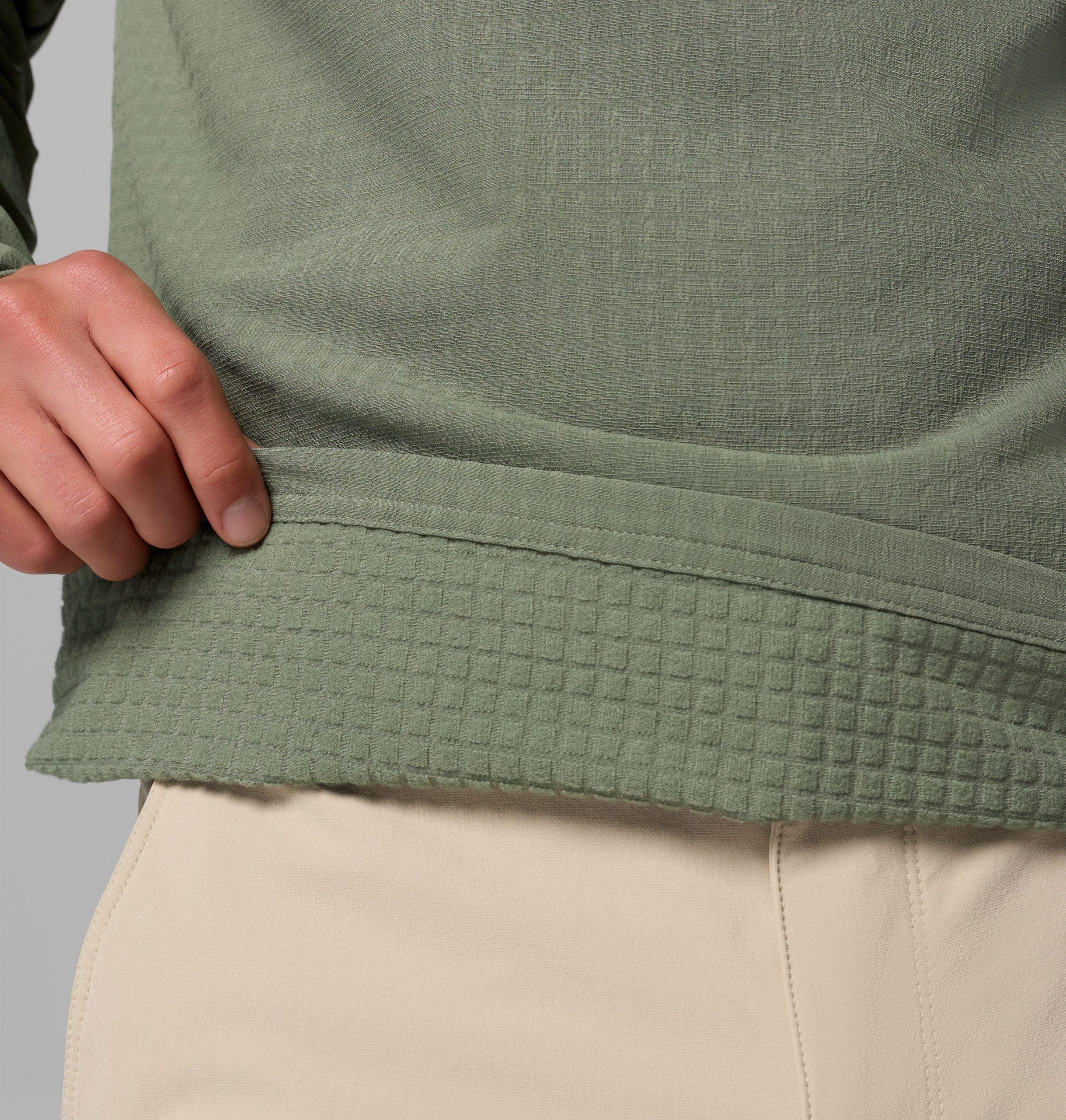 hydroforce leichtgewicht-pullover mit halbem reißverschluss für herren