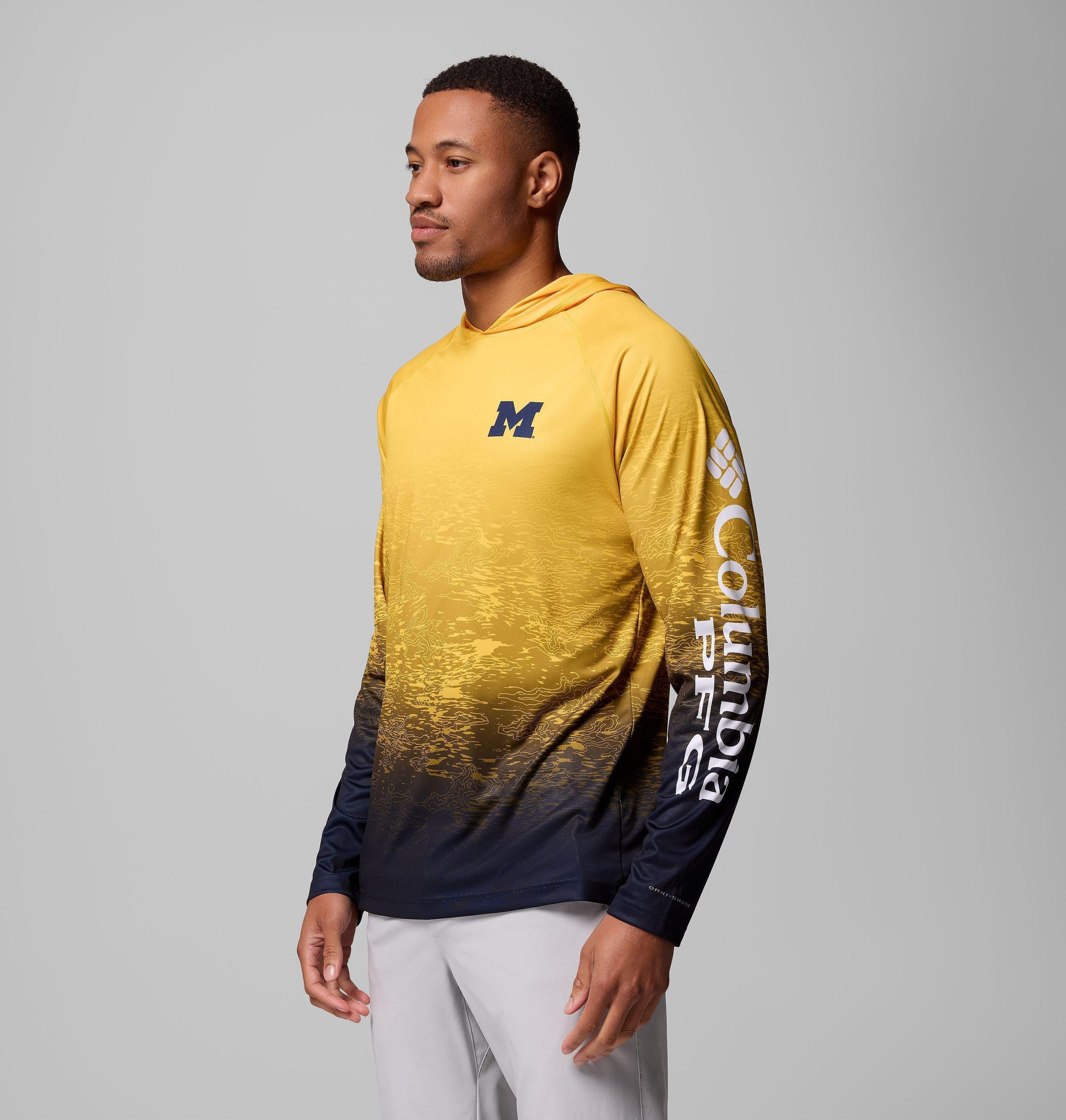 herren collegiate pfg super terminal tackle hoodie – michigan