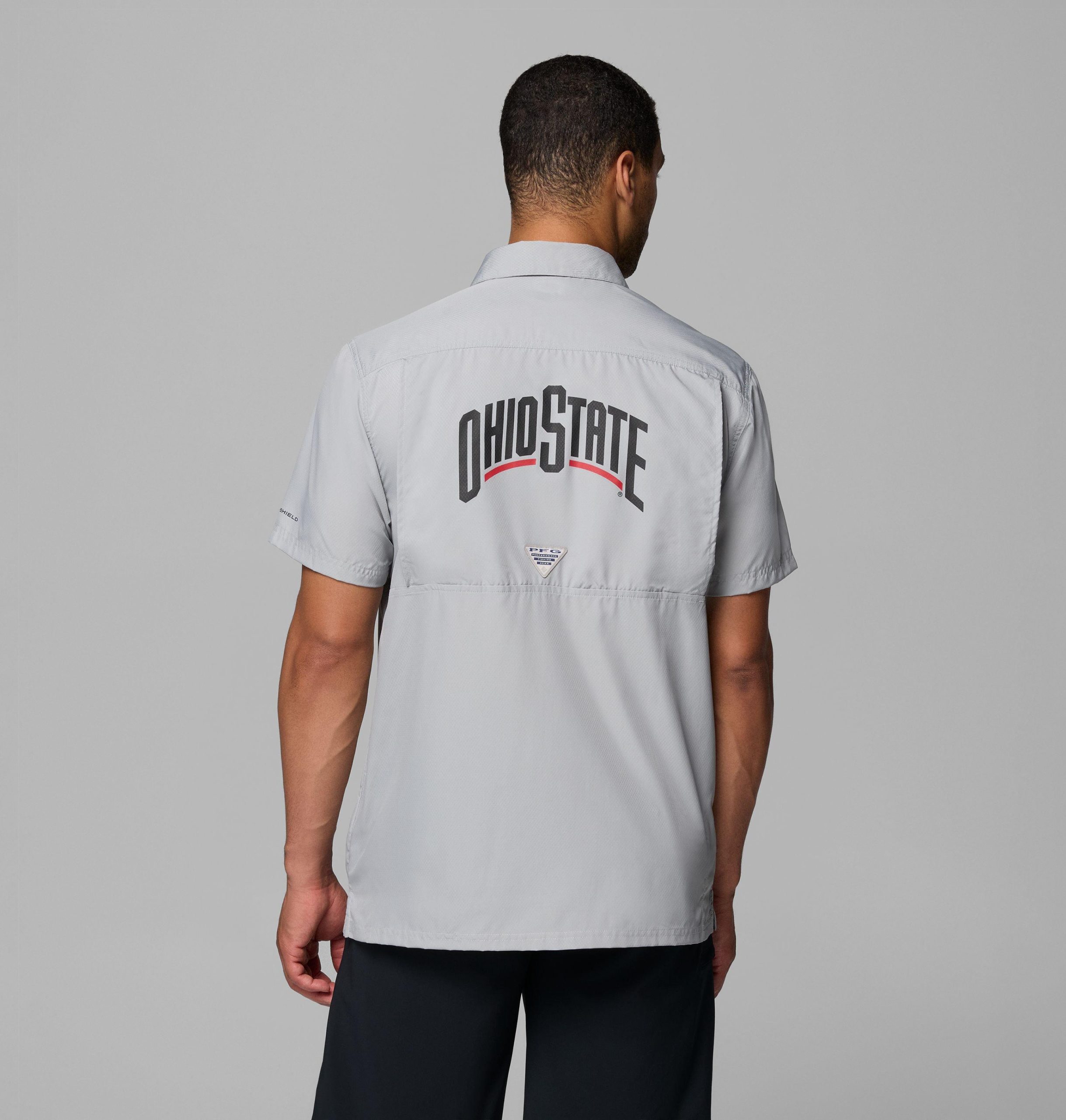 herren-college-shirt von pfg slack tide camp - ohio state