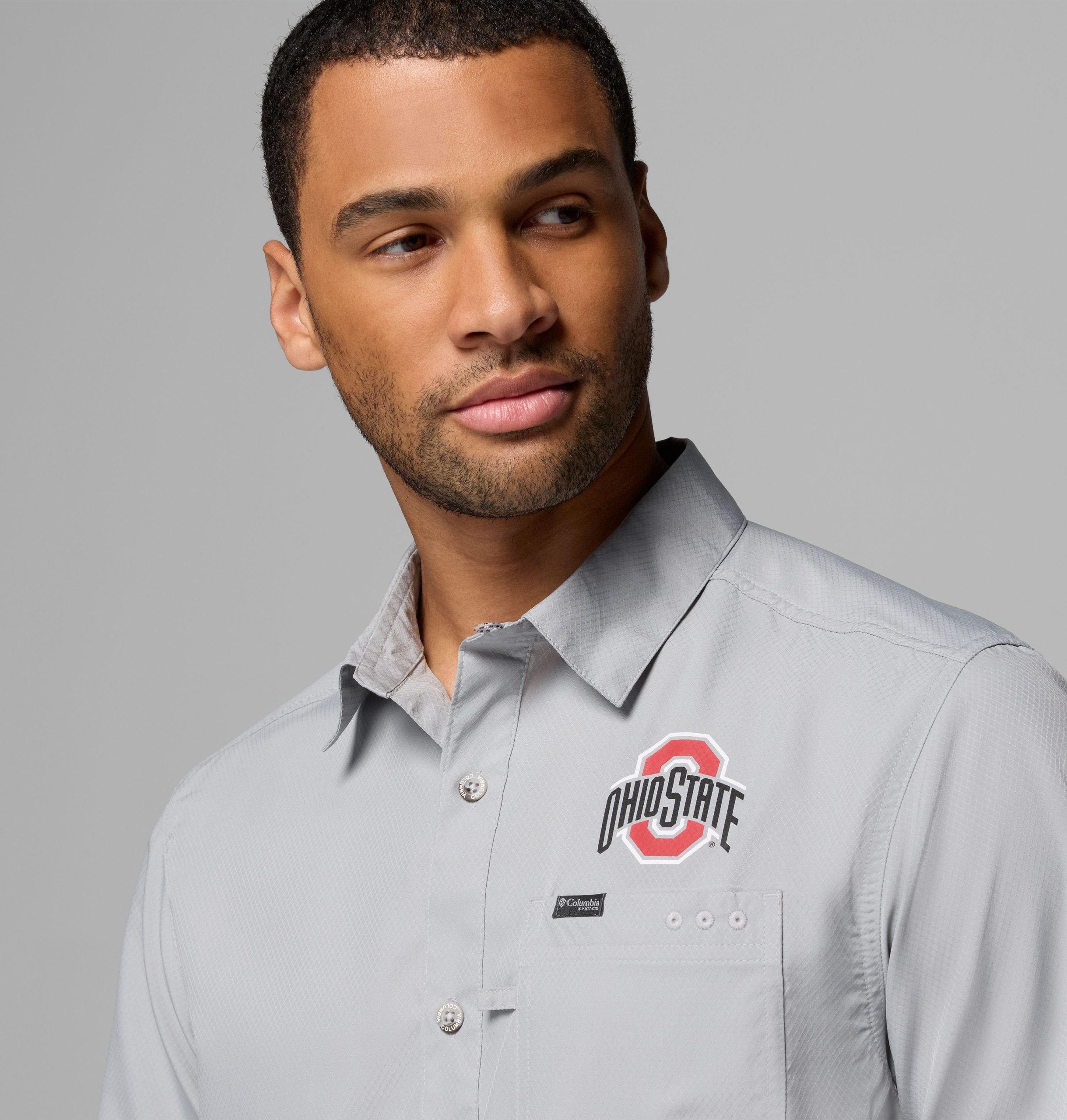 herren-college-shirt von pfg slack tide camp - ohio state