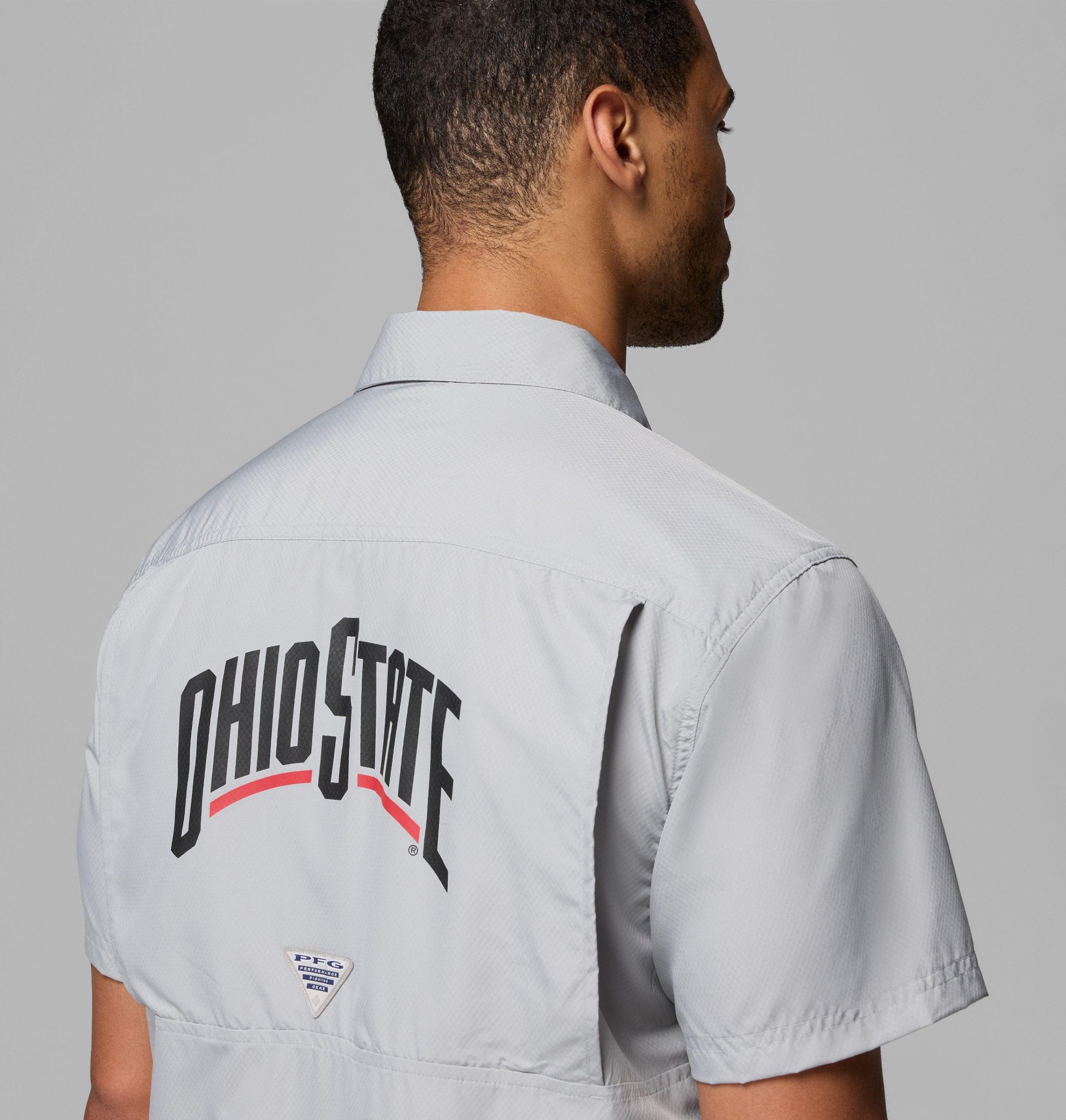 herren-college-shirt von pfg slack tide camp - ohio state