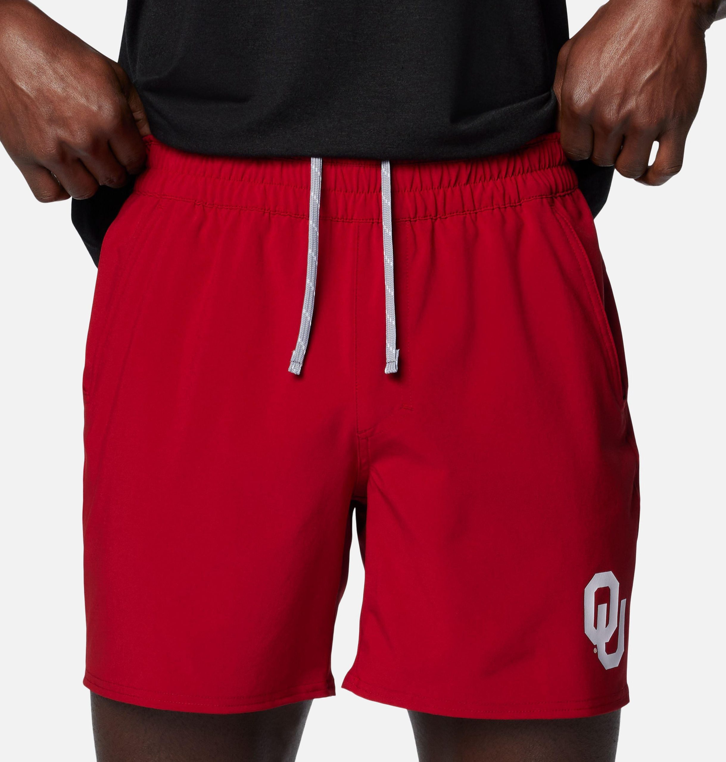 pfg terminal roamer stretch-shorts für herren college – oklahoma
