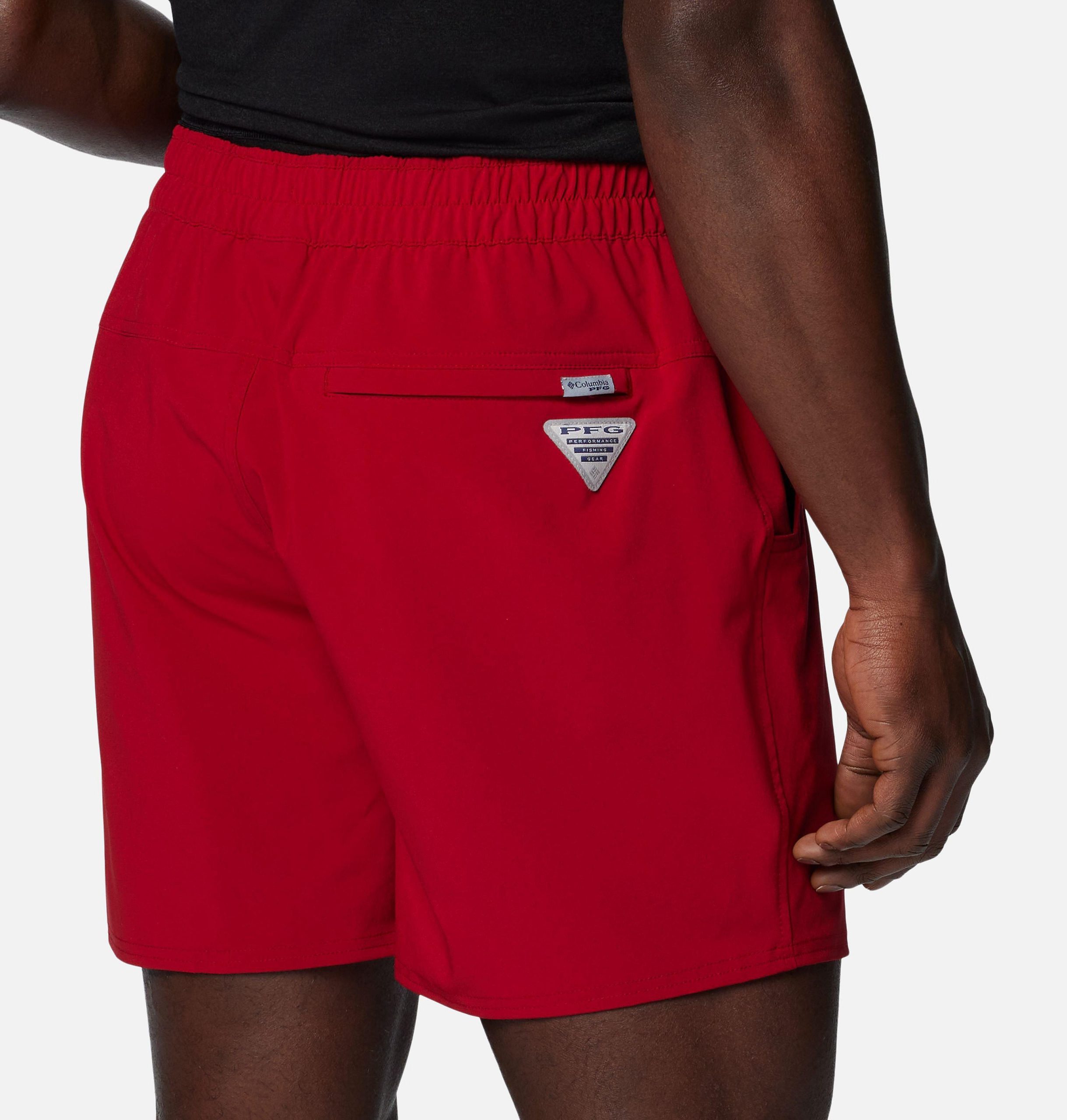 pfg terminal roamer stretch-shorts für herren college – oklahoma