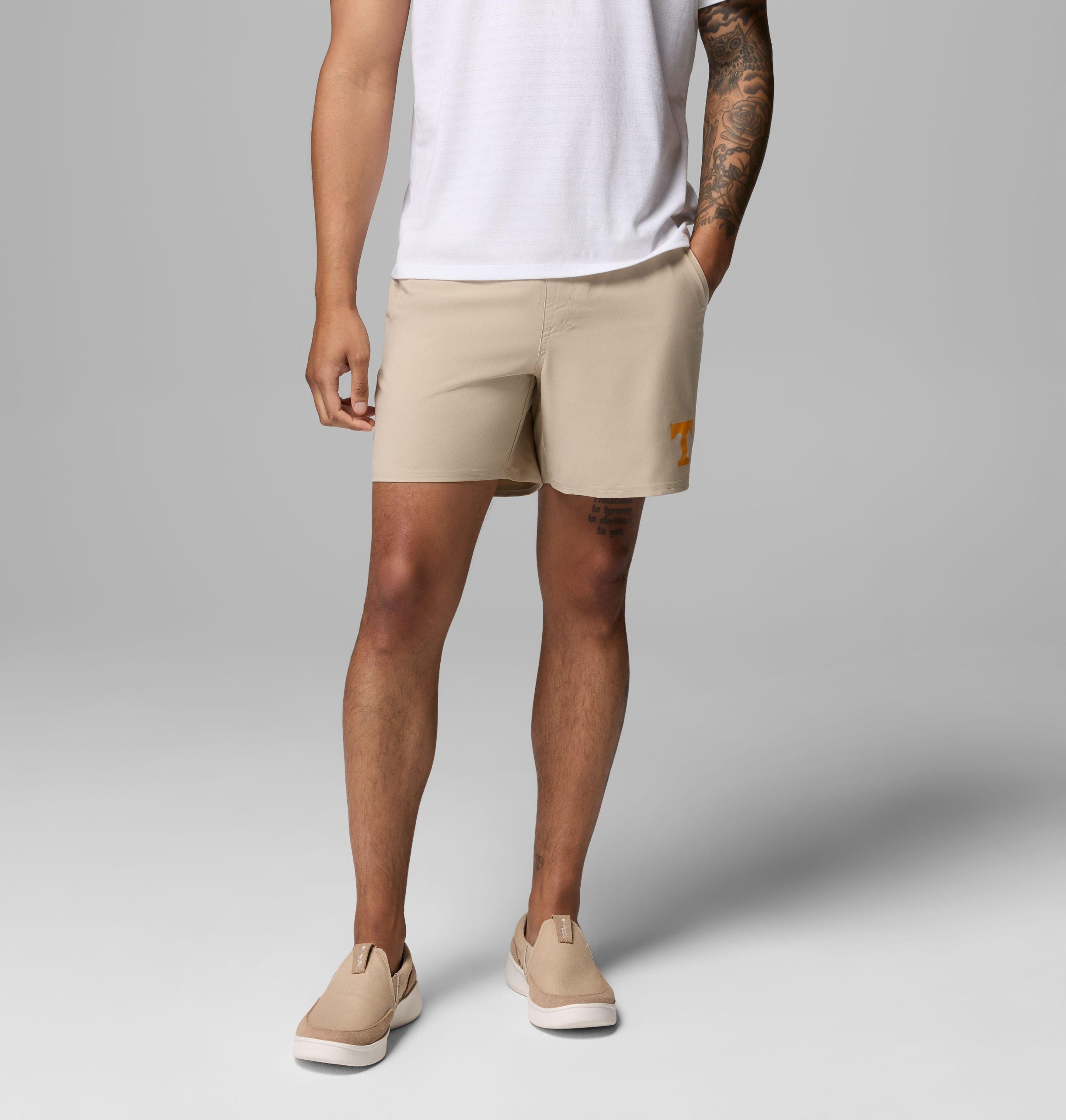 pfg terminal roamer stretch-shorts für herren college - tennessee