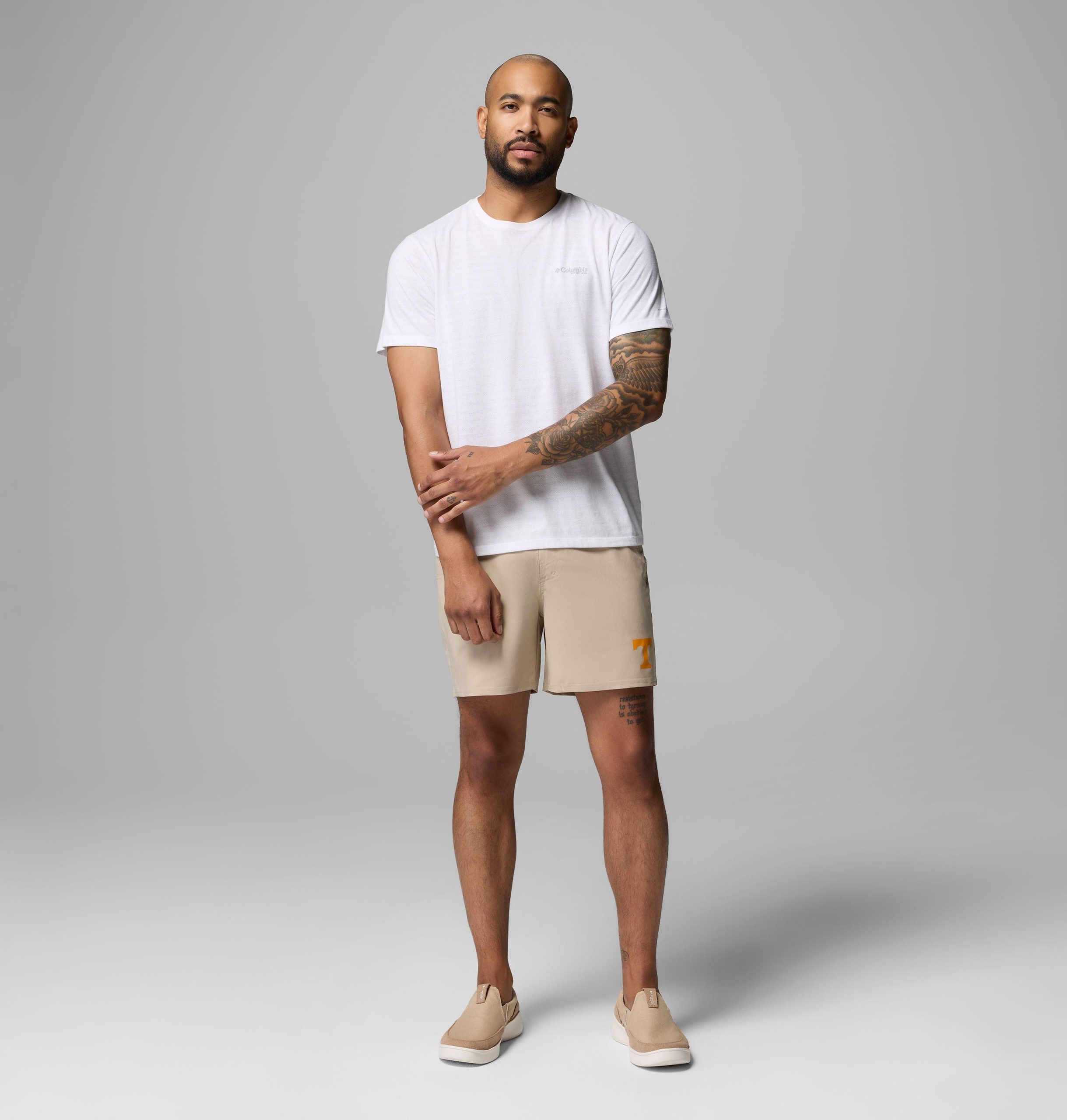 pfg terminal roamer stretch-shorts für herren college - tennessee