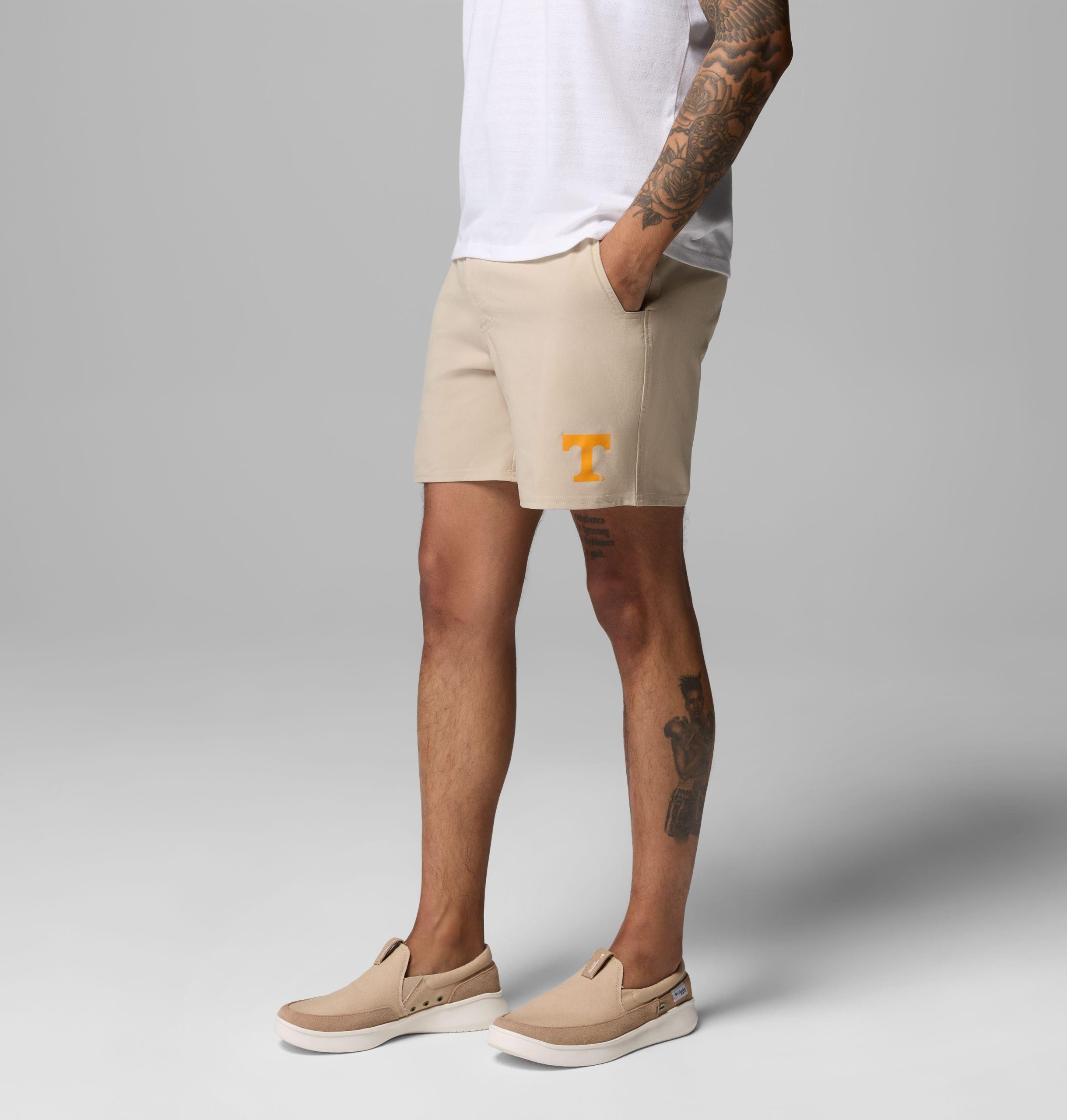 pfg terminal roamer stretch-shorts für herren college - tennessee