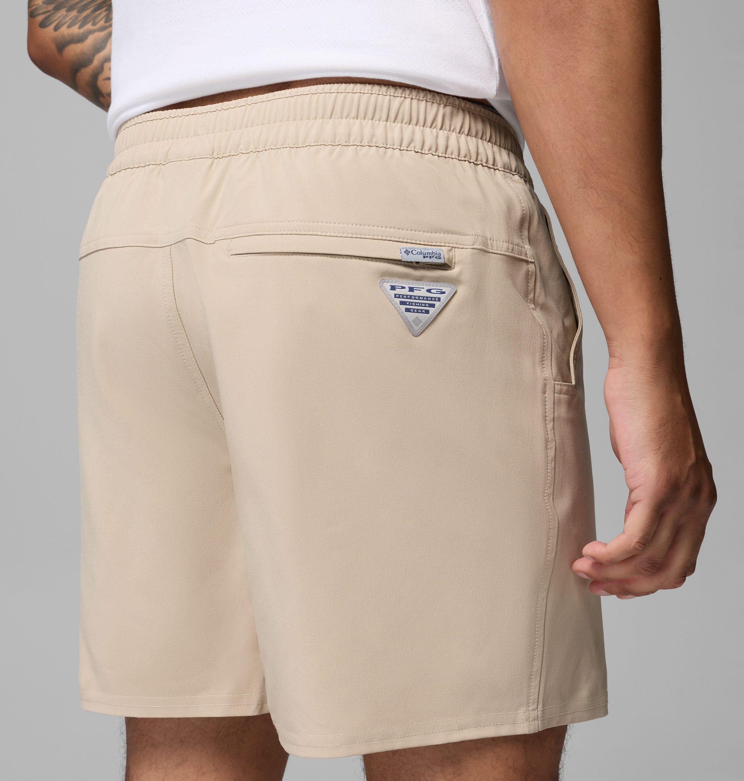 pfg terminal roamer stretch-shorts für herren college - tennessee